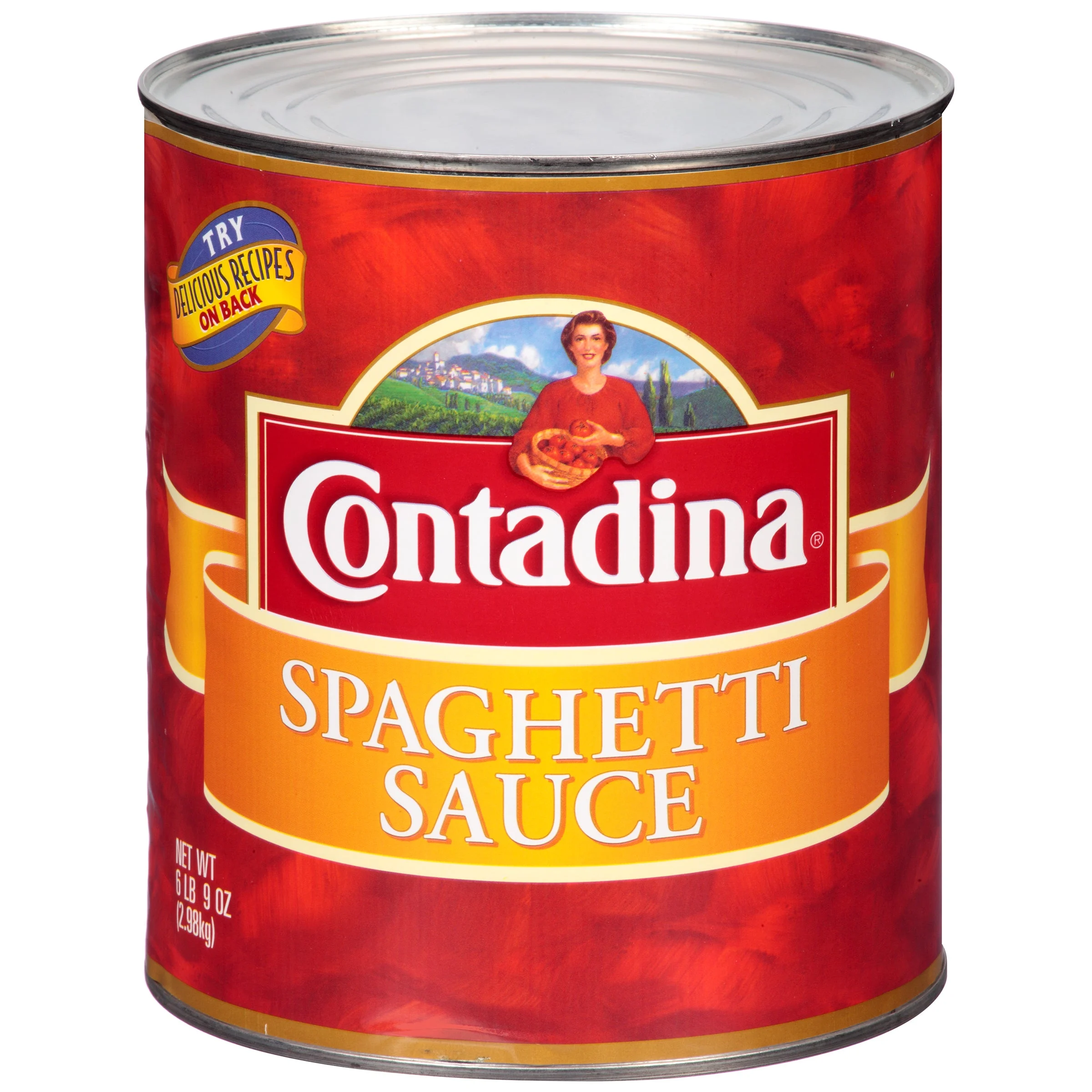 Contadina Spaghetti Sauce Can 105 Ounce Size - 6 Per Case.
