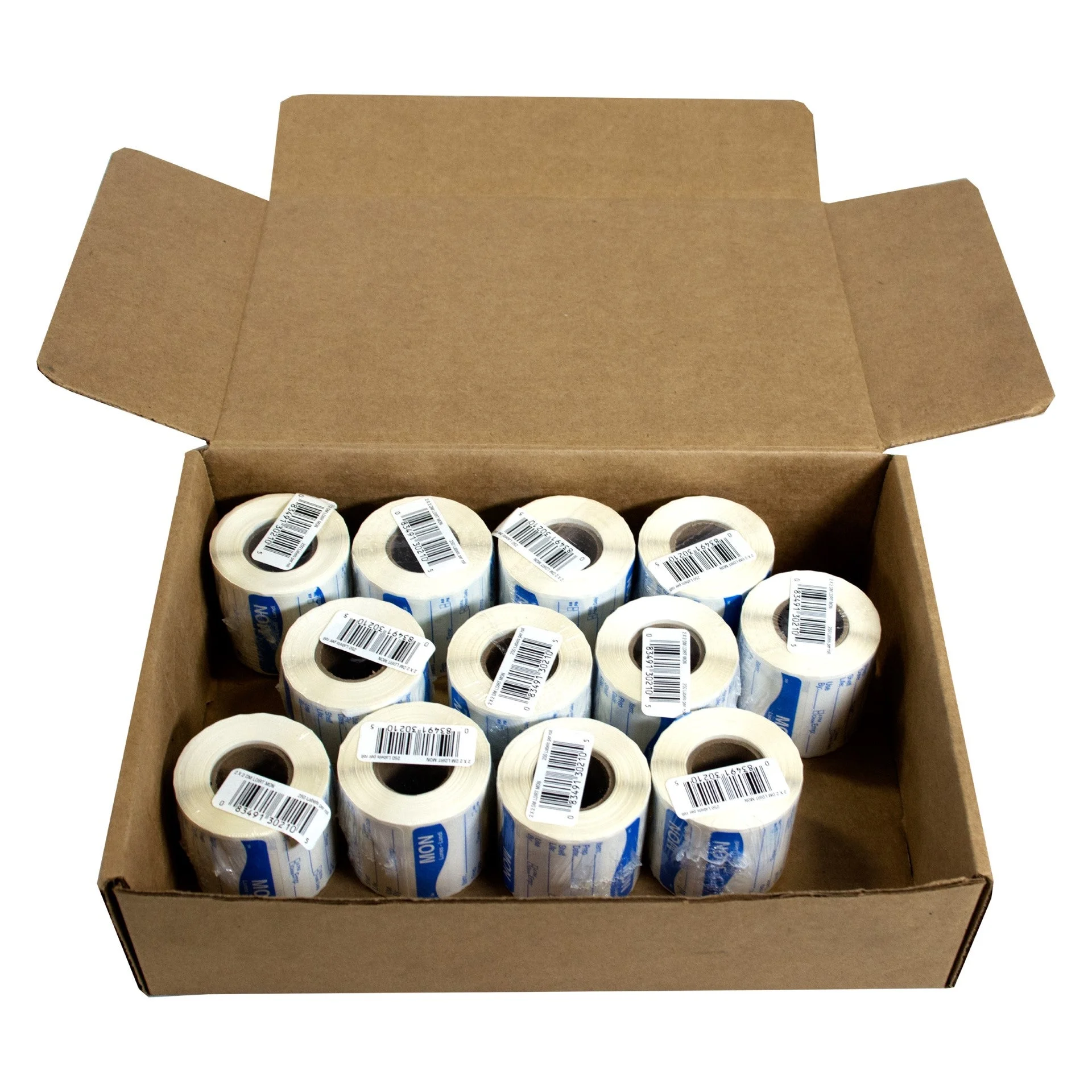 Daymark Dissolvemark-Dissolvable Adhesive 2 Inch X 2 Inch Rectangle Monday Shelf Life Label 12 - 25