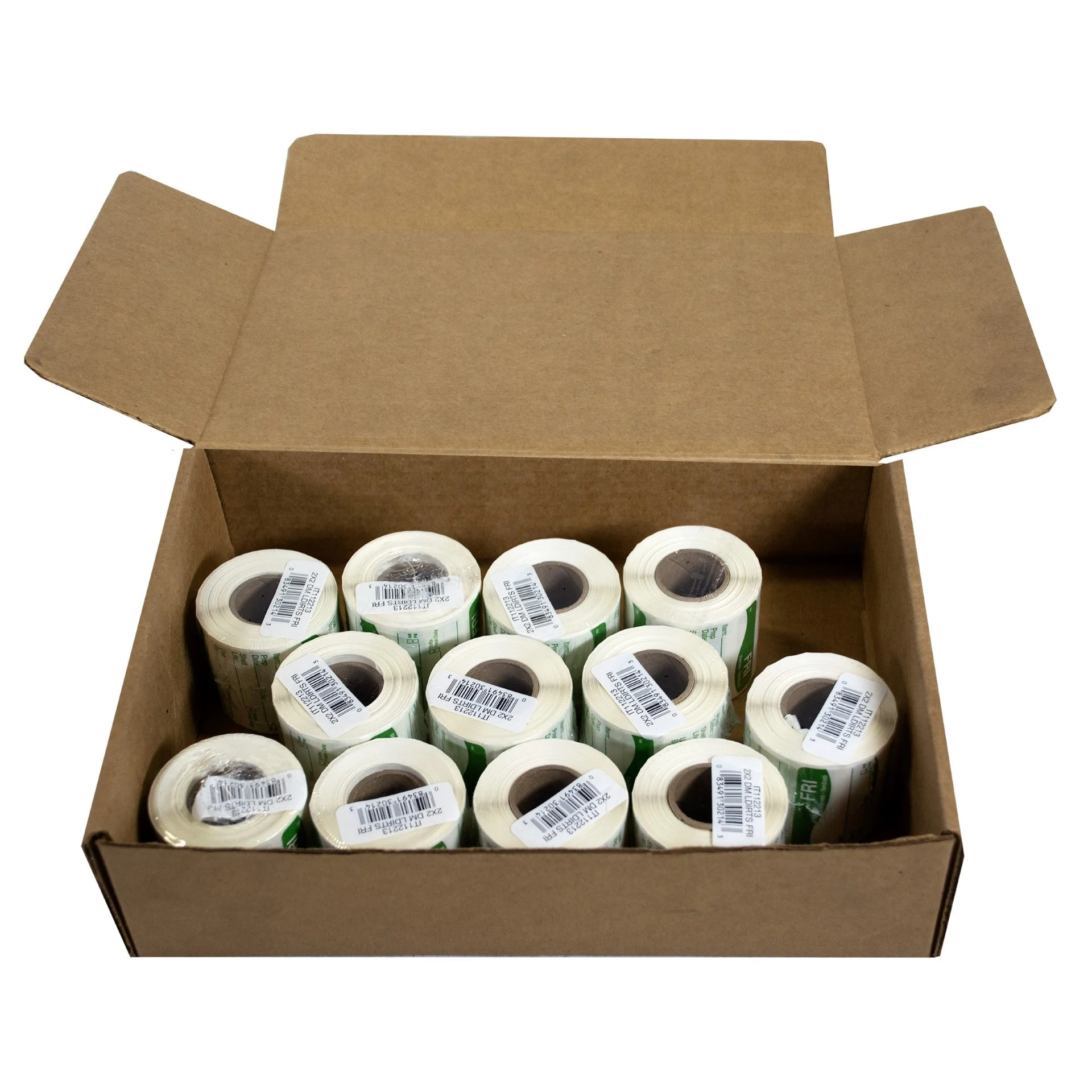 Daymark Dissolvemark-Dissolvable Adhesive 2 Inch X 2 Inch Rectangle Friday Shelf Life Label 12 - 25