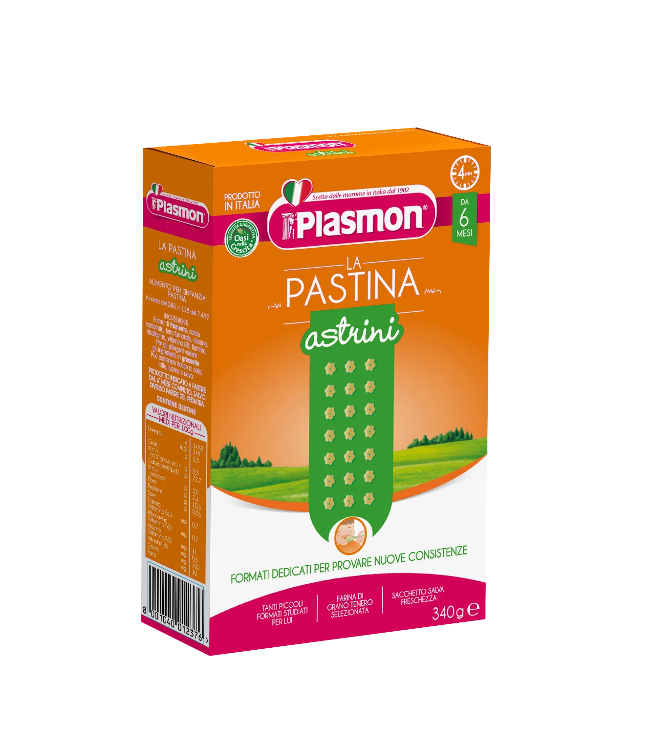 Plasmon Baby Pasta Astrini, 12 oz | 340g