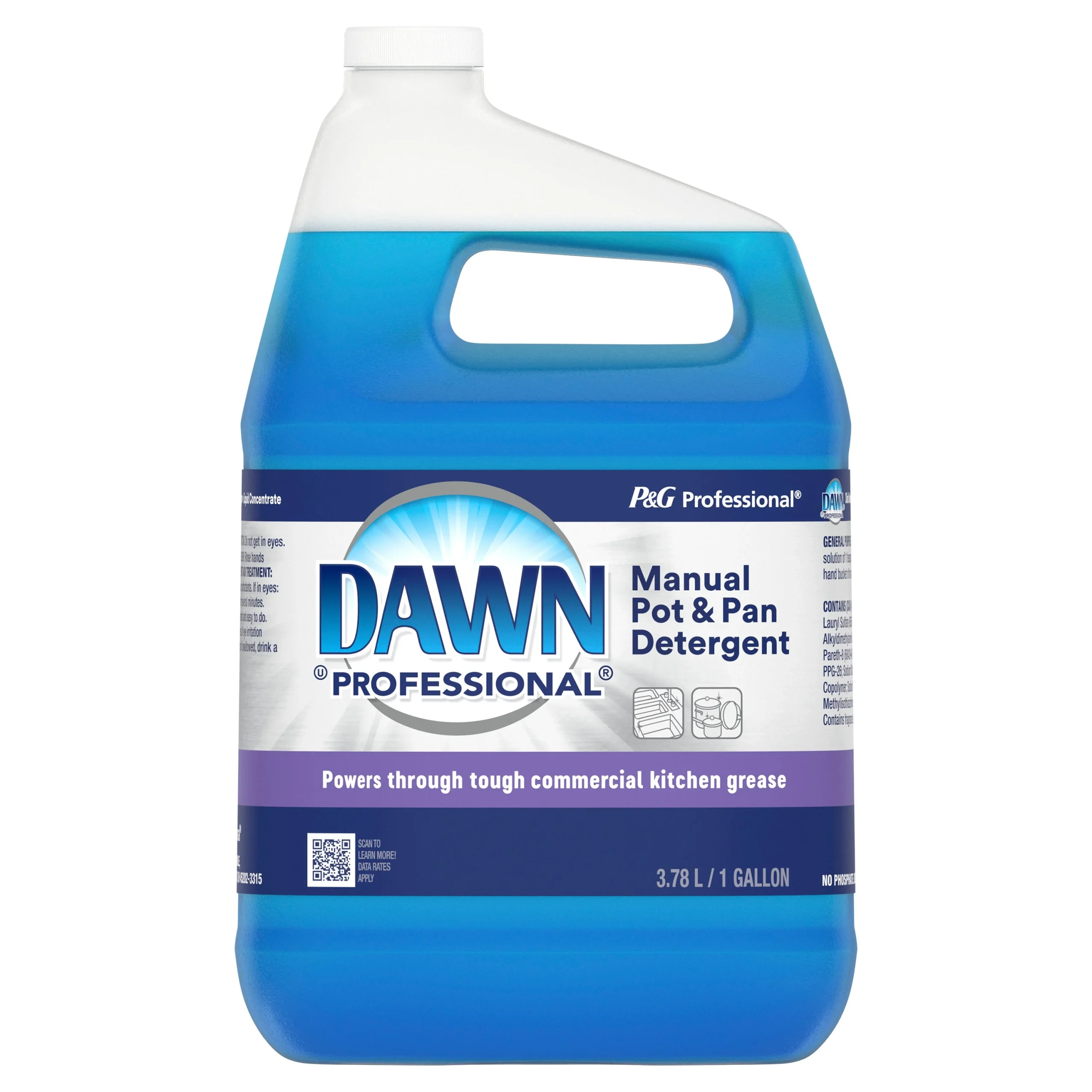 Dawn Professional Manual Pot & Pan Detergentconcentrate 1-00 4/1 Gal