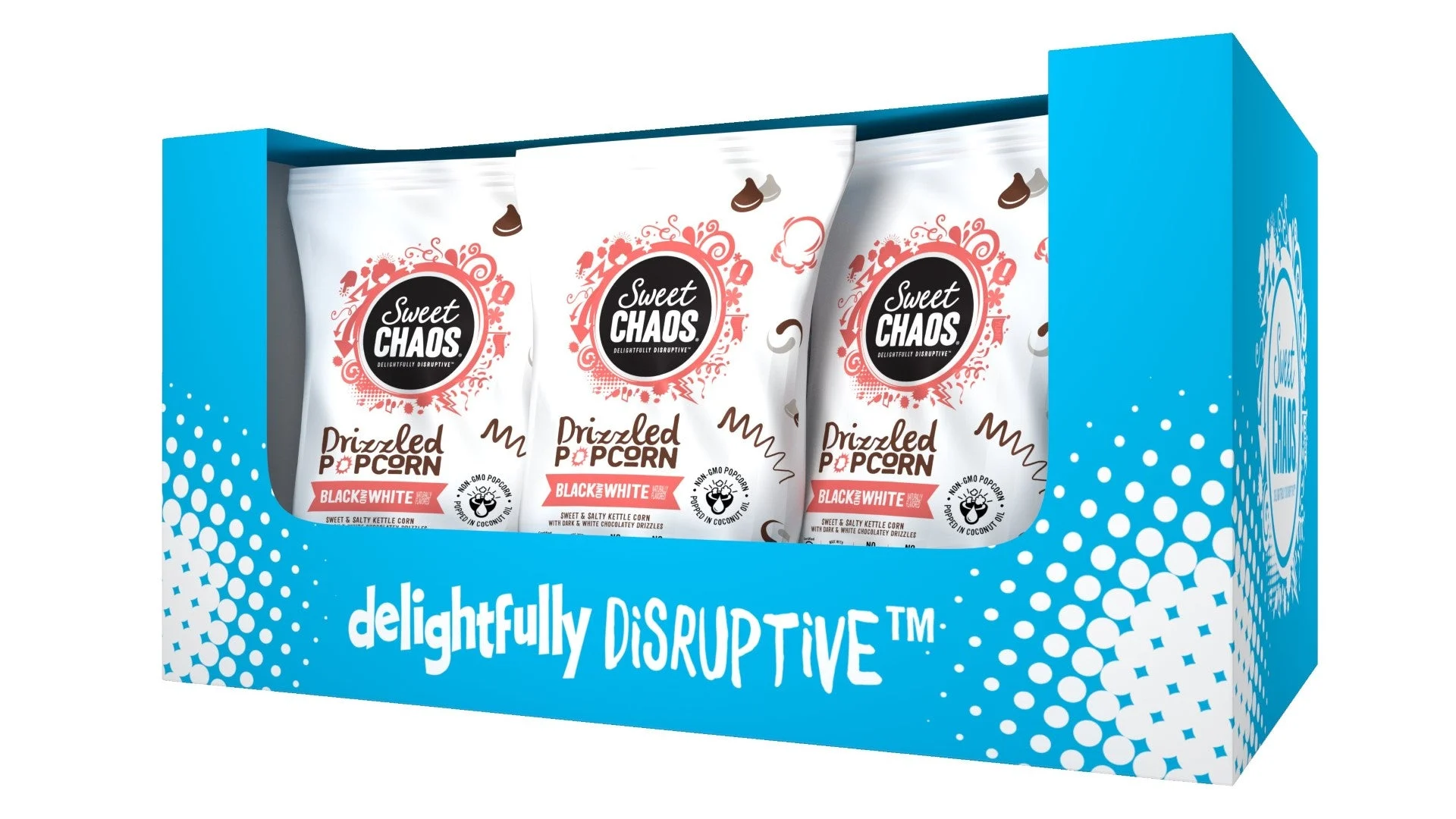 Sweet Chaos Chocolate Double Drizzle 5.5 Ounce Size - 12 Per Case.