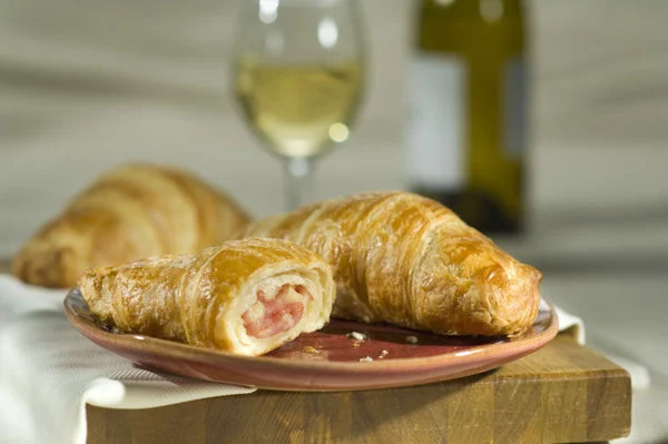 Vie De France Croissant Ham & Swiss 4.7 Ounce Size - 54 Per Case.