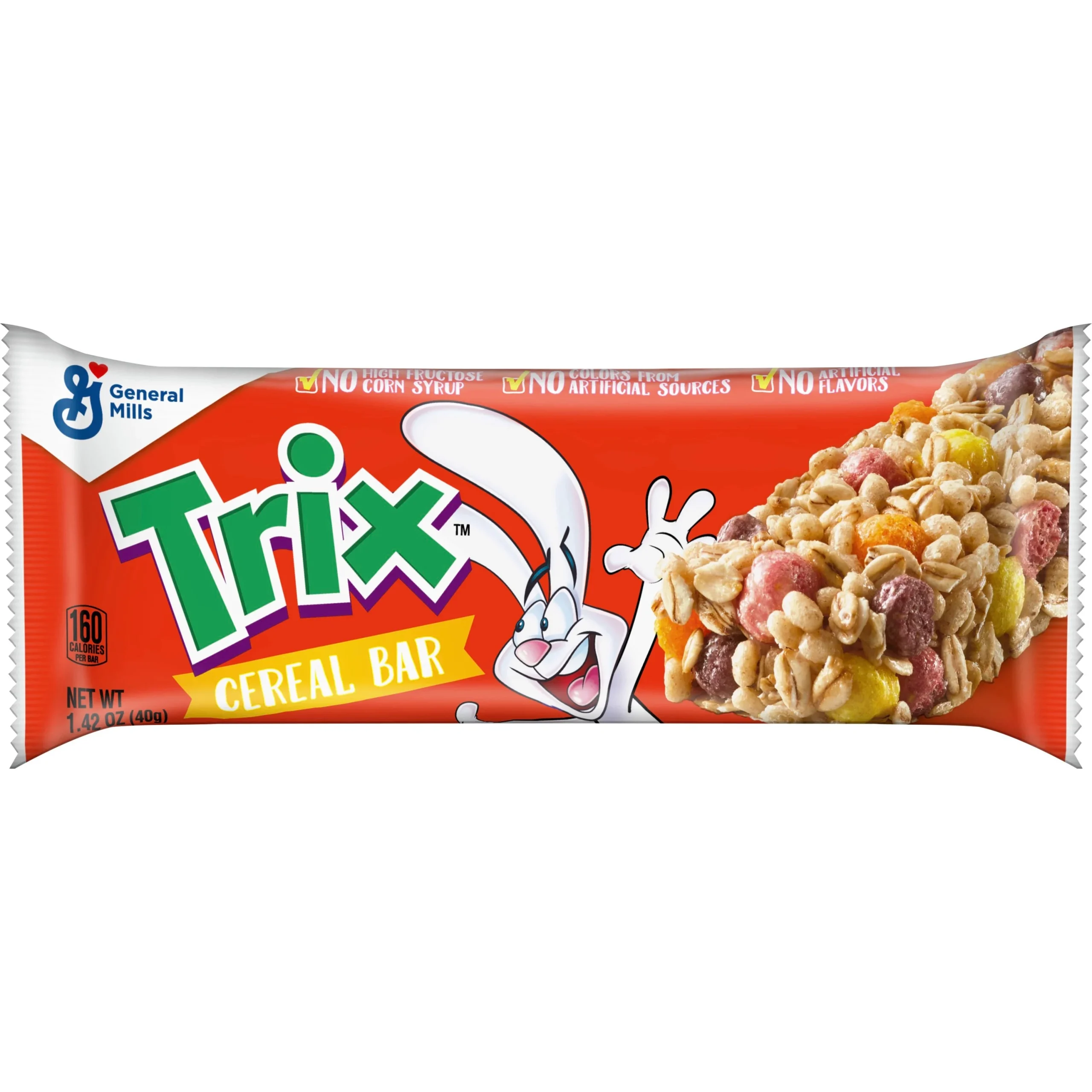 Trix Cereal Bars 1.42 Ounce Size - 96 Per Case.