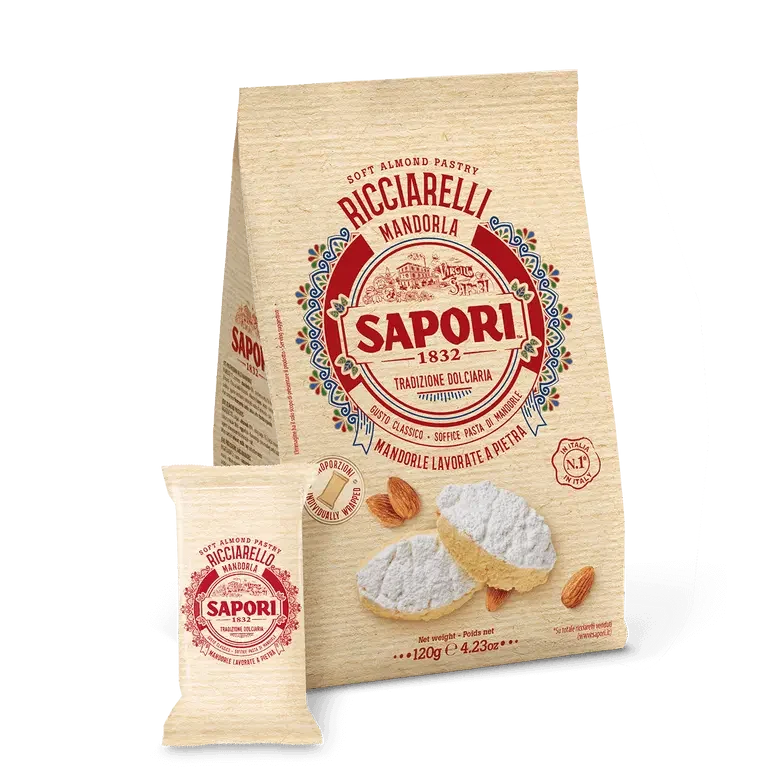 Sapori Almond Ricciarelli, Mandorla, 4.23 oz | 120g