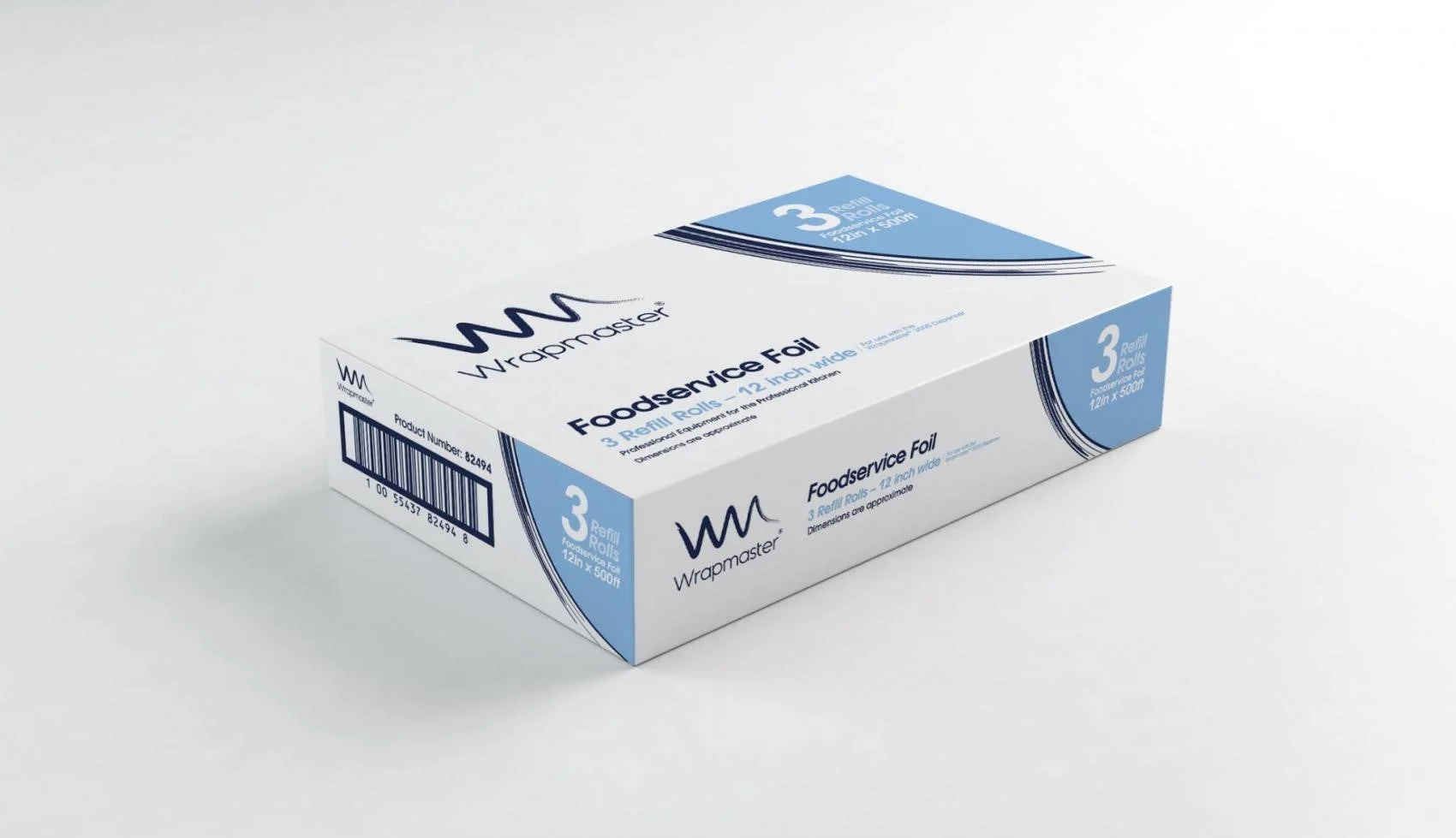 Wrapmaster Aluminum Foil Refill 12"X500'  1 - 3 Ea