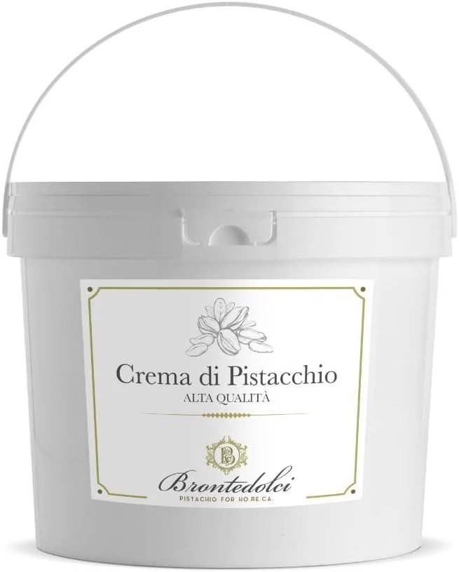 Brontedolci Cream di Pistacchio, 40% Pistachio Cream Elite, 3kg Tub