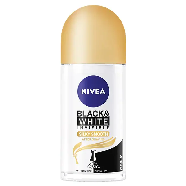 Nivea Women Black & White Invisible Silky Smooth, Deodorant Roll on