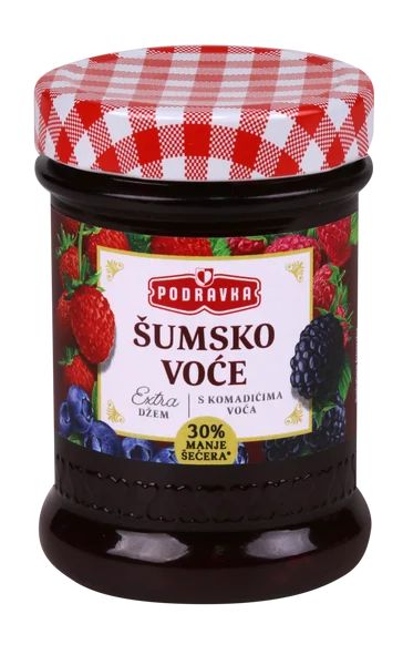 Podravka Jam Extra Forest Fruit, Sumsko Voce, 11.3 oz | 320g