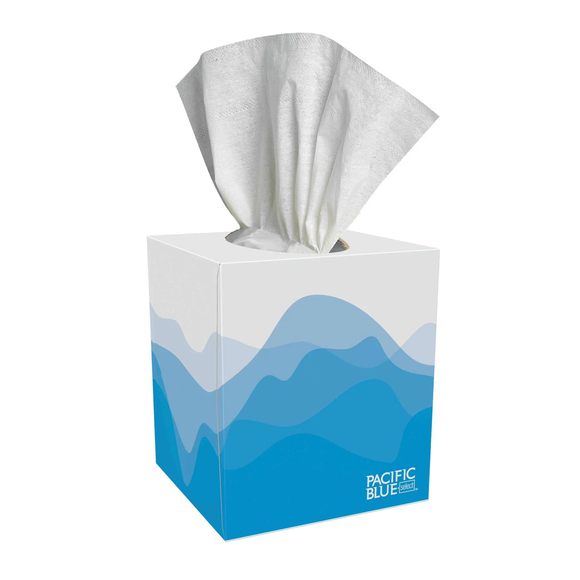 Pacific Blue Select 2-Ply Facial Tissue By Gp Pro (Georgia-Pacific) Cube Box 36 Boxes Per Case