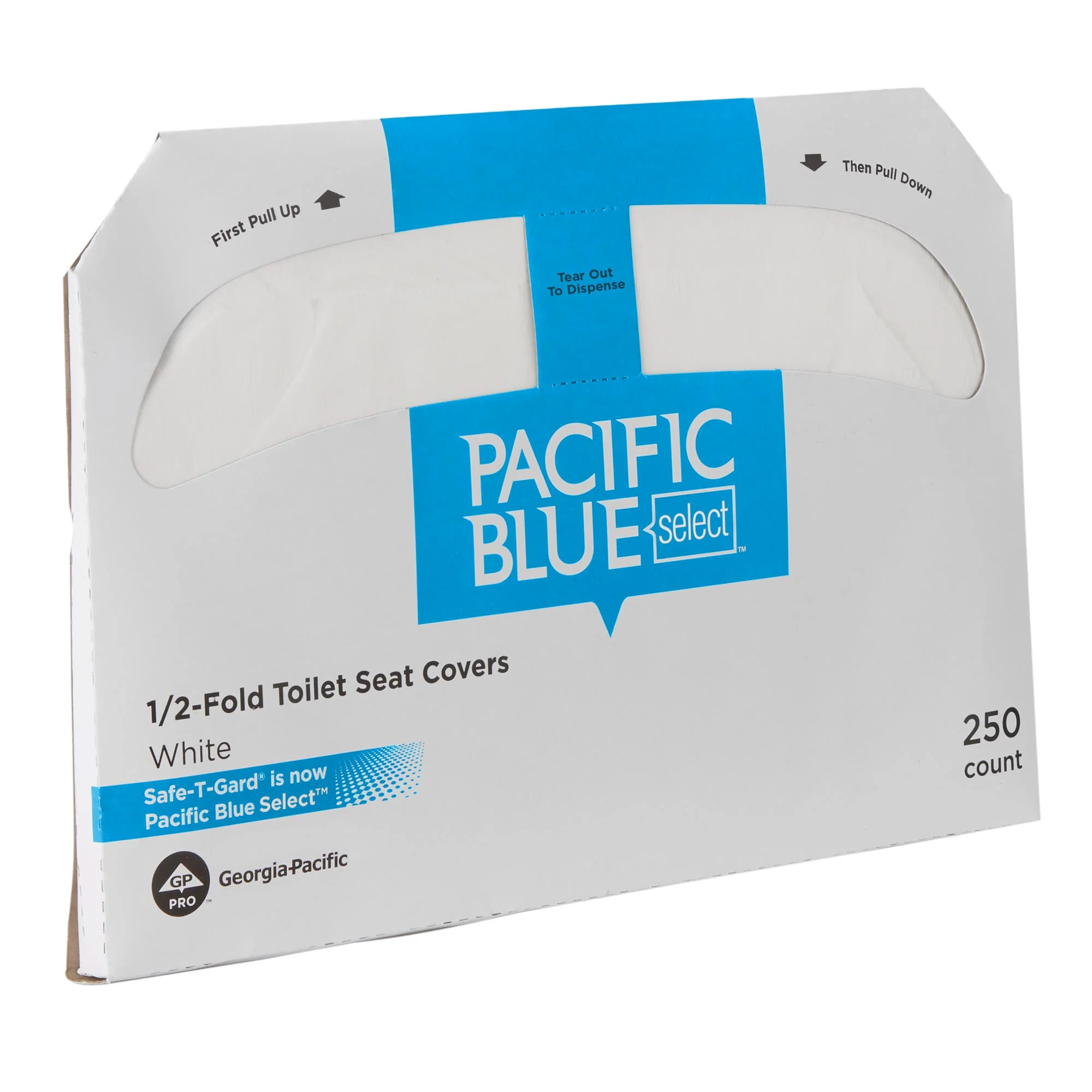 Pacific Blue Select(R) 1/2-Fold Toilet Seatcover By Gp Pro (Georgia-Pacific) White 1 000 Covers