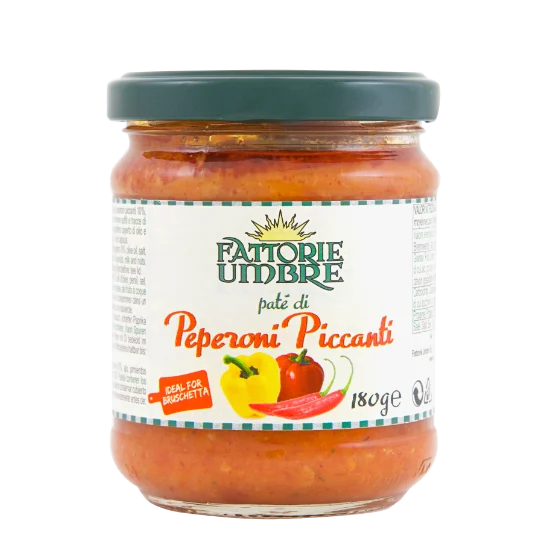 Fattorie Umbre Hot Pepper Pate, 6.3 oz | 180g