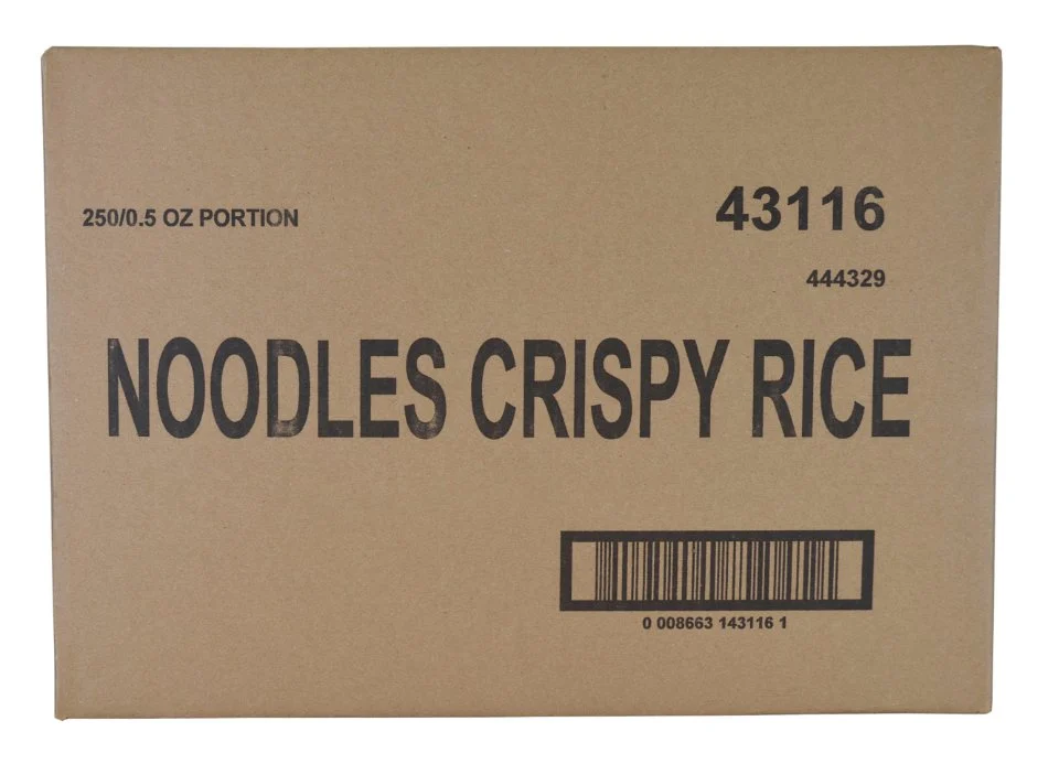 Sugar Foods Noodle Crispy Rice 0.5 Ounce Size - 250 Per Case.