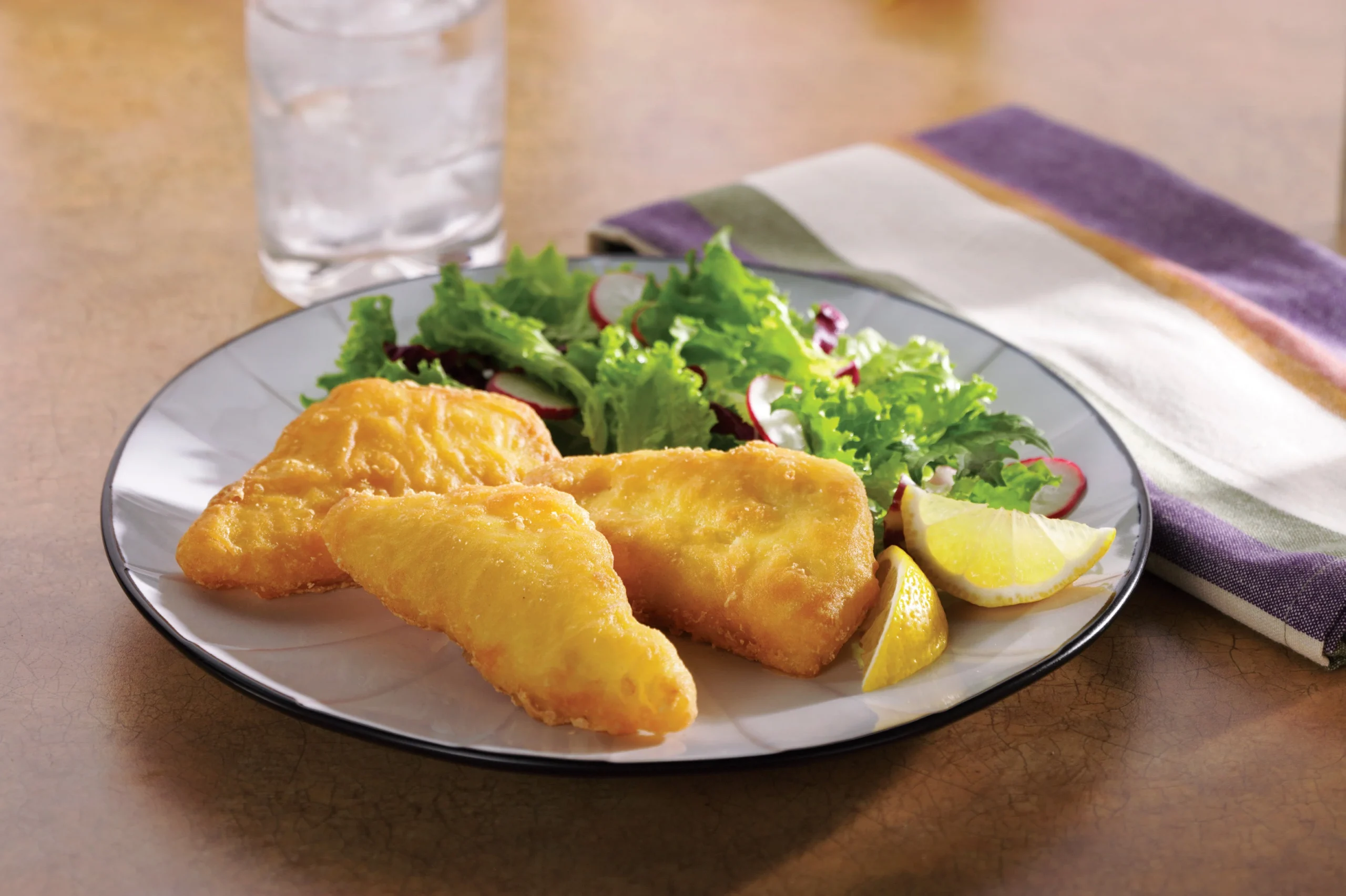 Battered Cod Wedges Cash & Carry 4 Pound Each - 9 Per Case.