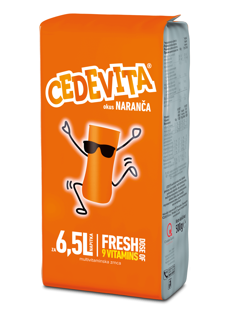 Cedevita Orange Flavor Drink Mix, 500g