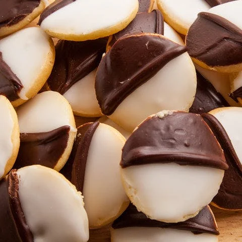 Mini Black & White Cookies - 1 lb.