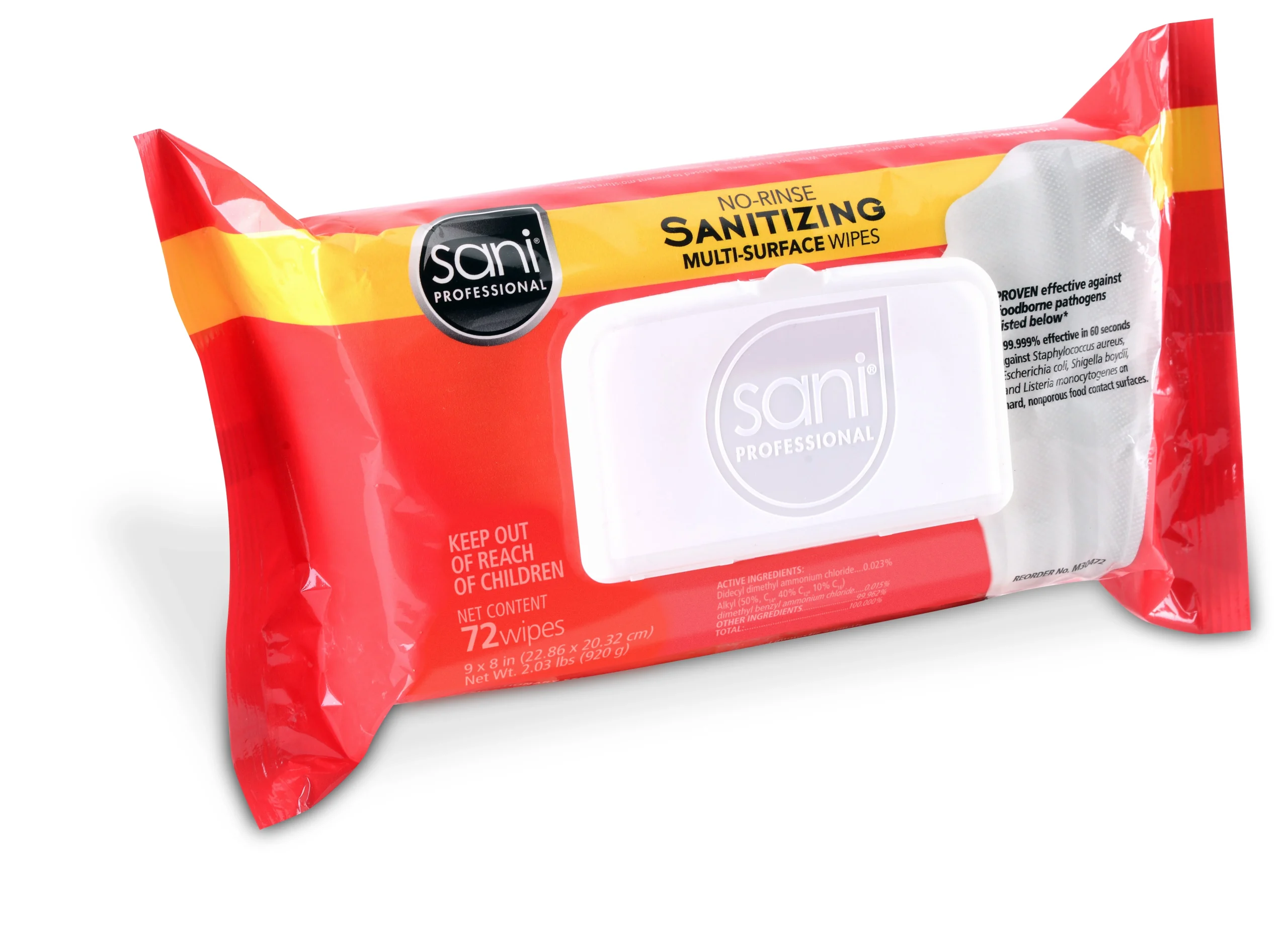 Sani Professional/Nice Pak Sanitizing Multi-Surface Wipes 12 - 72 Cnt