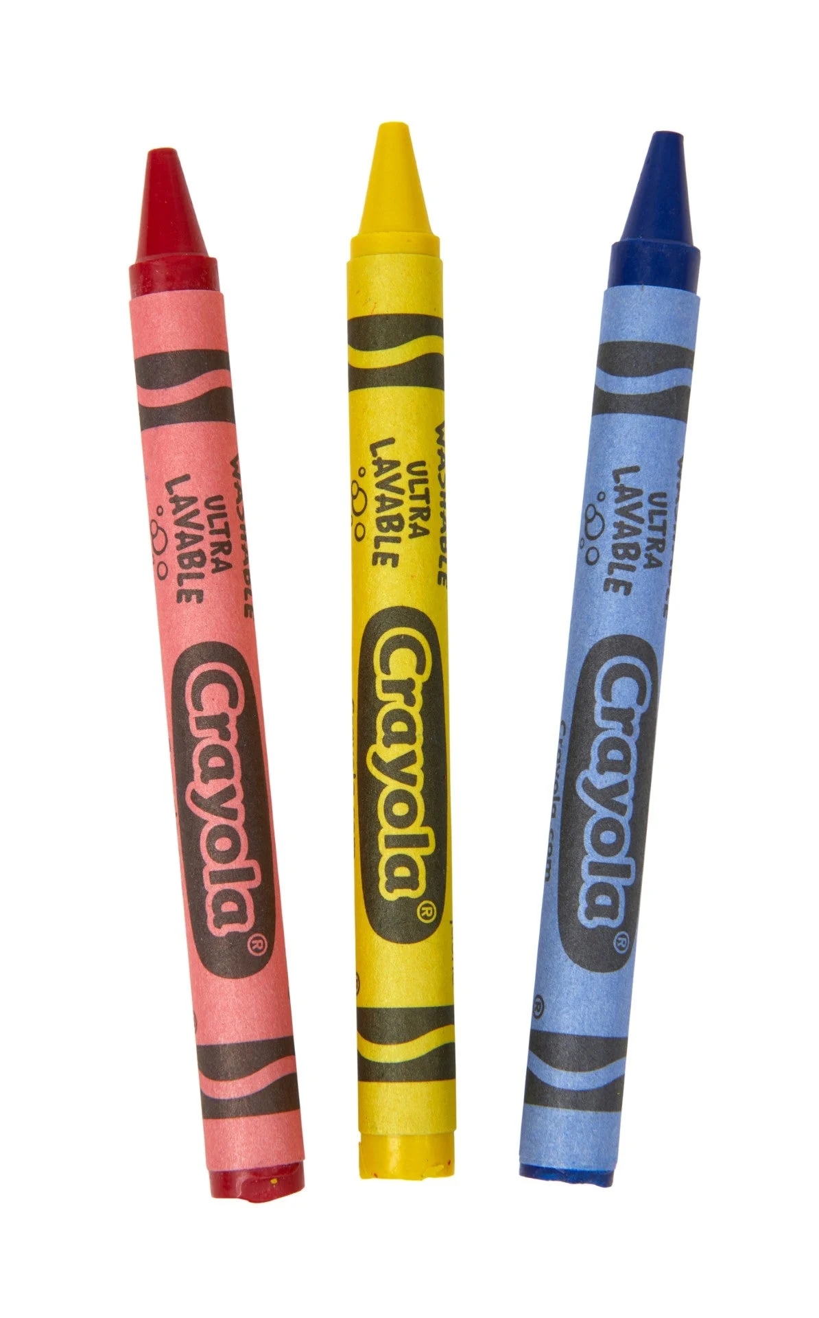 Crayons 3 Ct. Cello Pack Washable