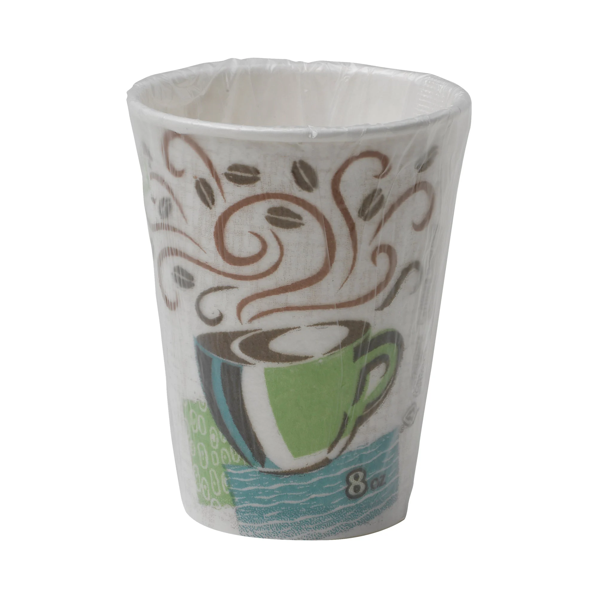 Dixie(R) Perfectouch(R) 8 Ounce Insulated Wrapped Paper Hot Coffee Cups 20 Packs / 50 Count Per Pac