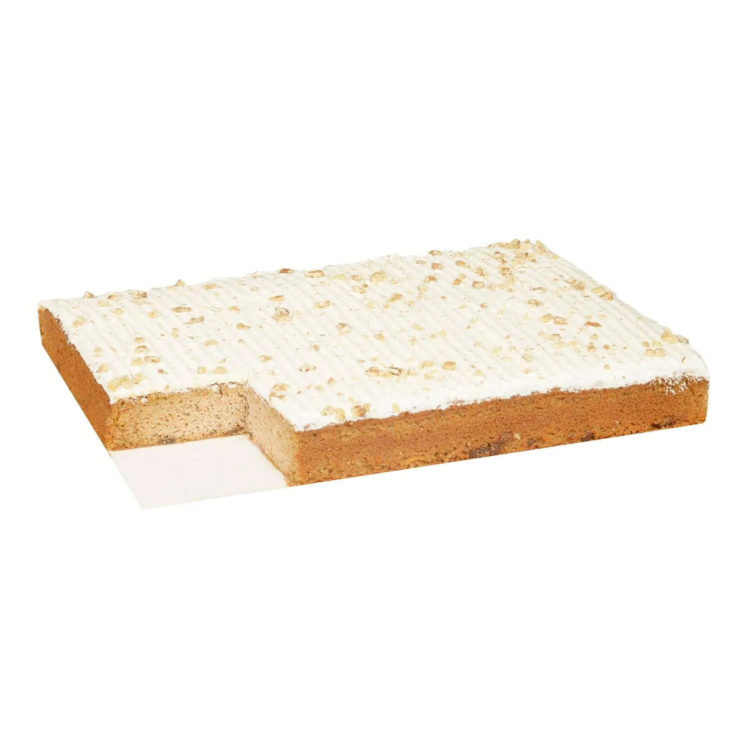 The Original Cakerie Single Layer (2 Inch x6 Inch ) Country Carrot Cake Uncut 100 Ounce Size - 2 Per Case.