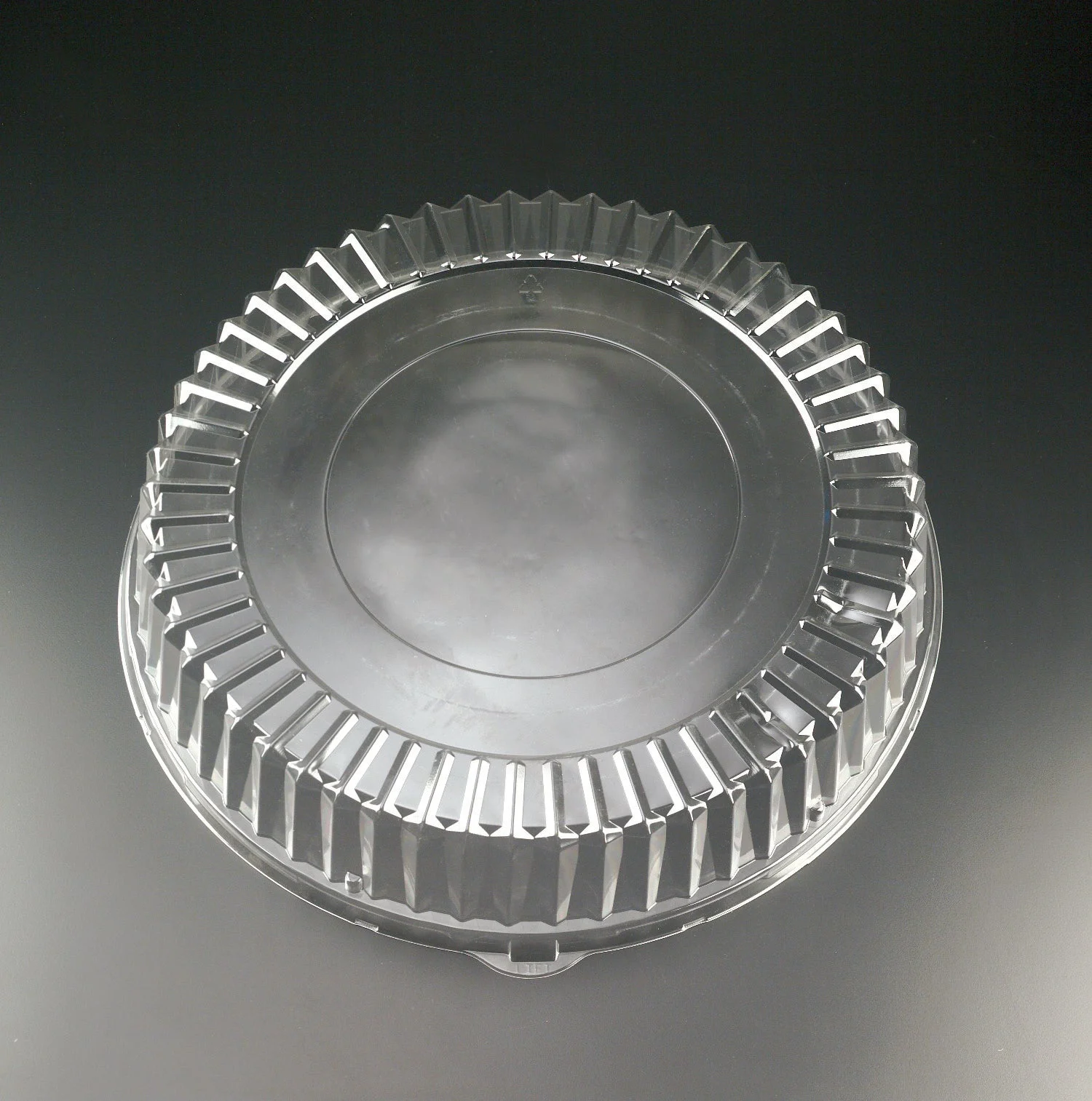 Party Tray 18 Inch Lid Round Clear 1 - 25 Ea