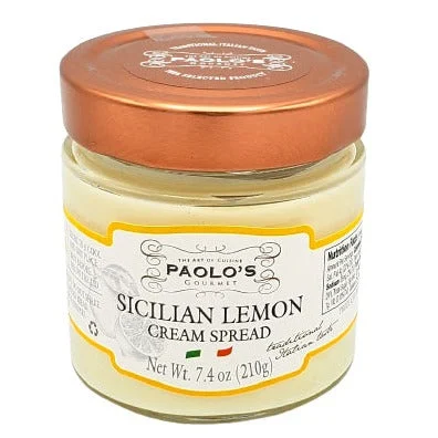 Paolo's Sicilian Lemon Cream Spread, 7.4 oz | 210g
