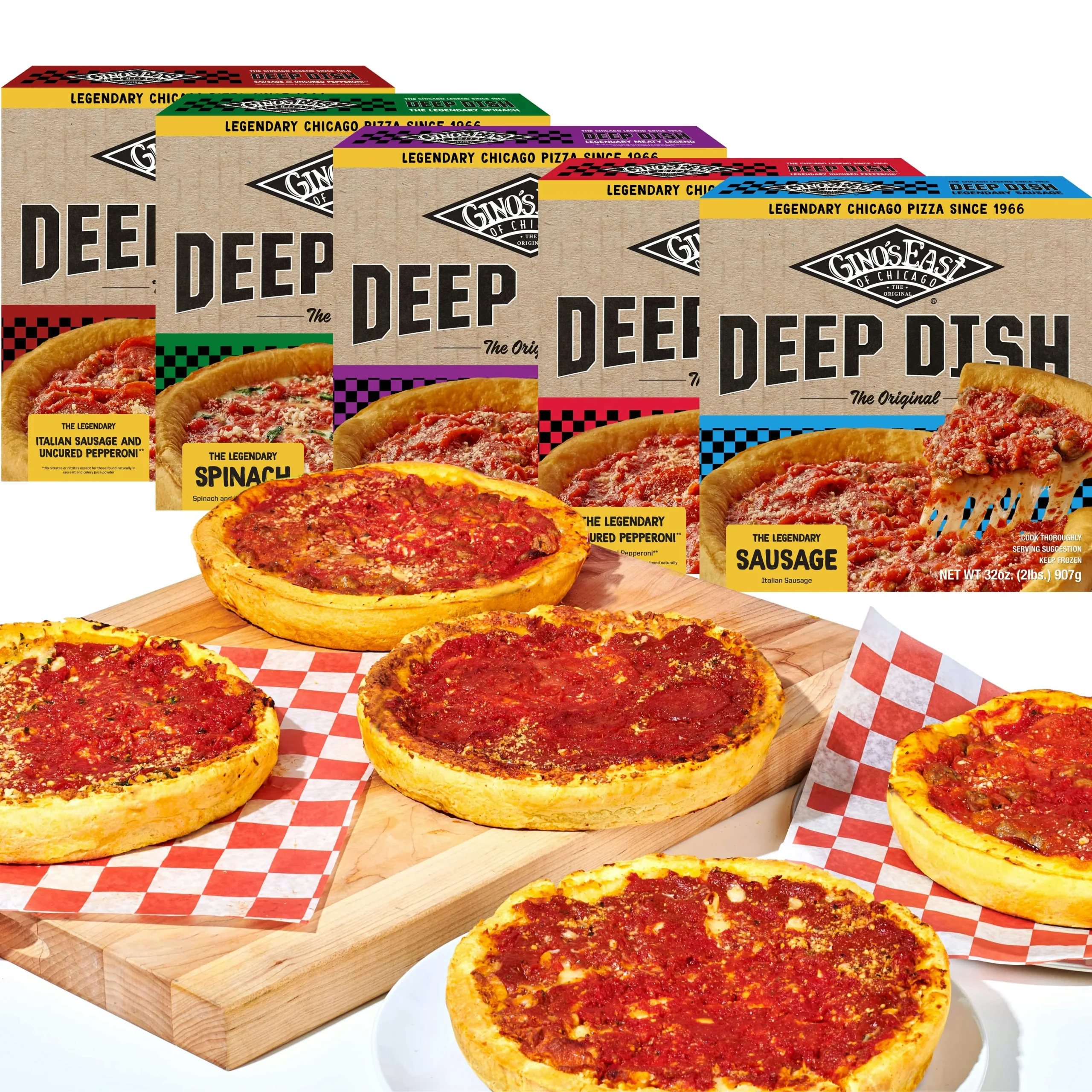 Chicago Deep Dish Pizza Box - Choose Your Own 5 Pack