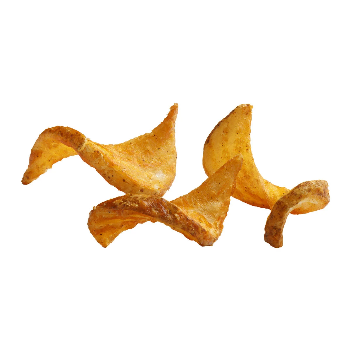 Simplot Sidewinders Fries Seasonedcrisp Delivery Brand Batter Junior Cut 4.5 Pound Each - 6 Per Case.