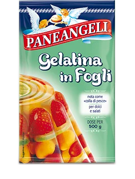 Paneangeli Gelatin in Sheets, Gelatina in Fogli, 12g