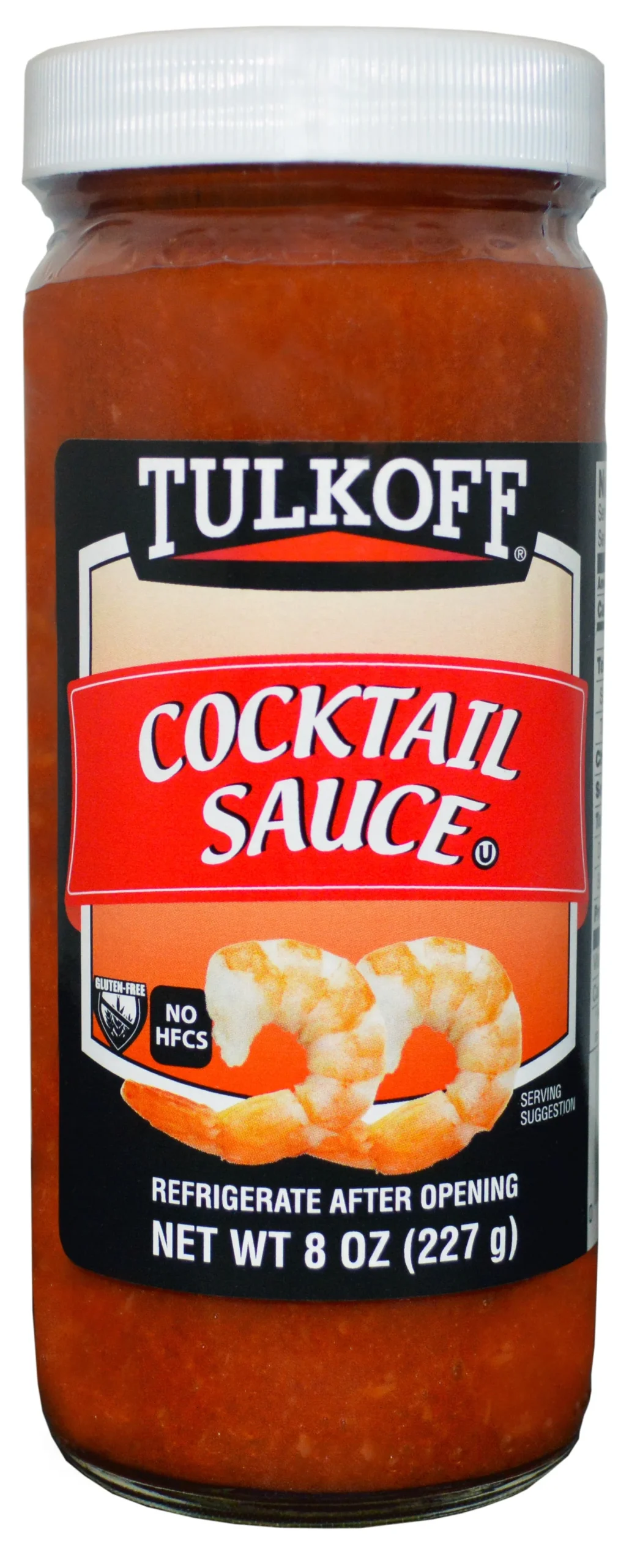 Tulkoff Cocktail Sauce 8 Ounce Size - 12 Per Case.