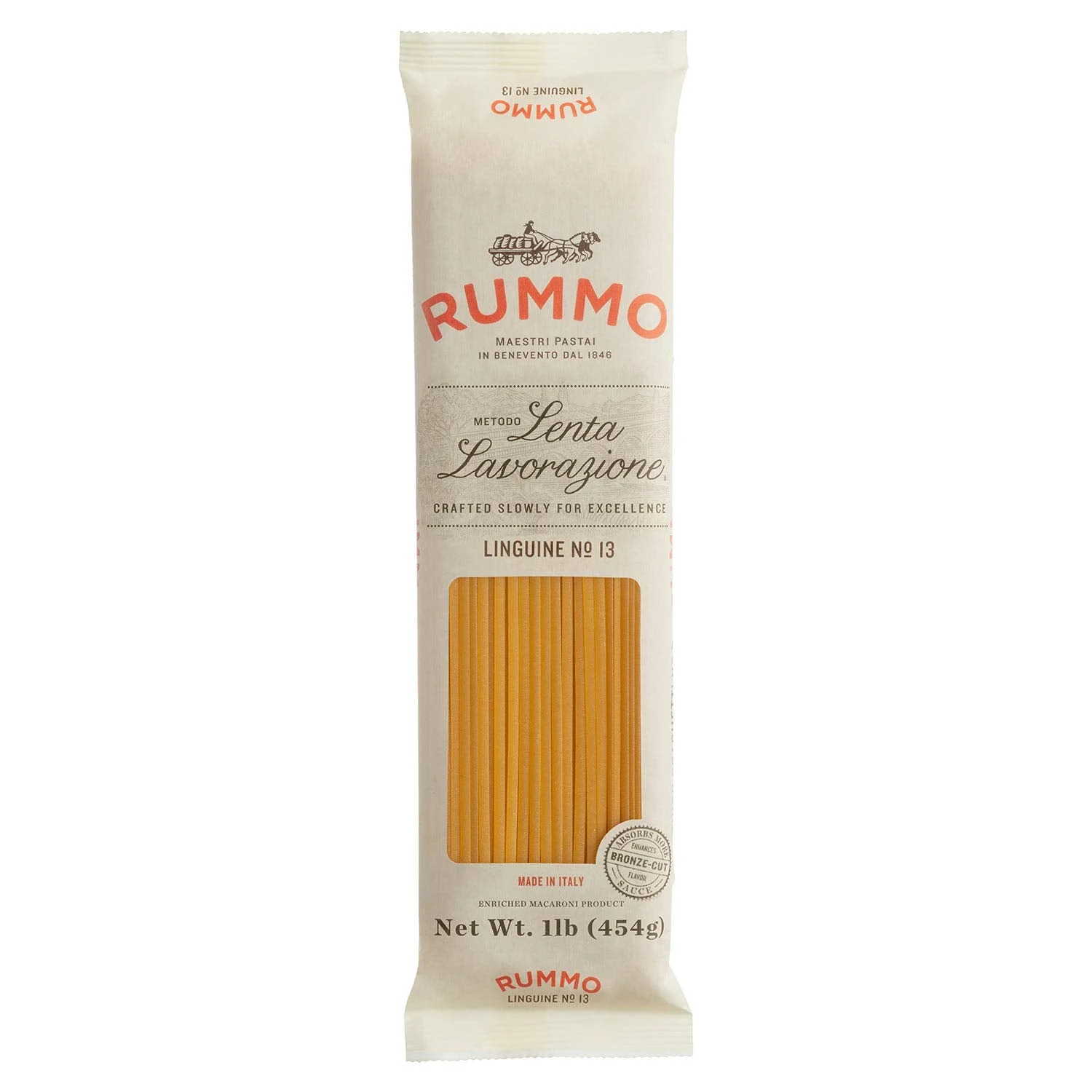 Rummo Pasta linguine, #13, 1 lb | 454g