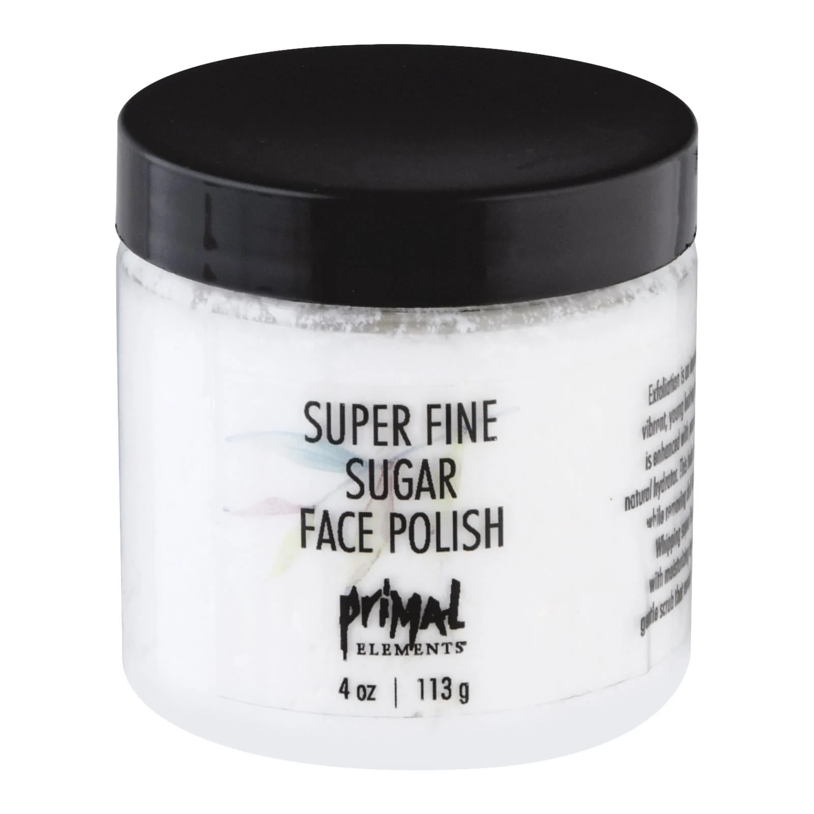 Primal Elements - Face Polish Fine Sugar - Case of 6-4 Ounce