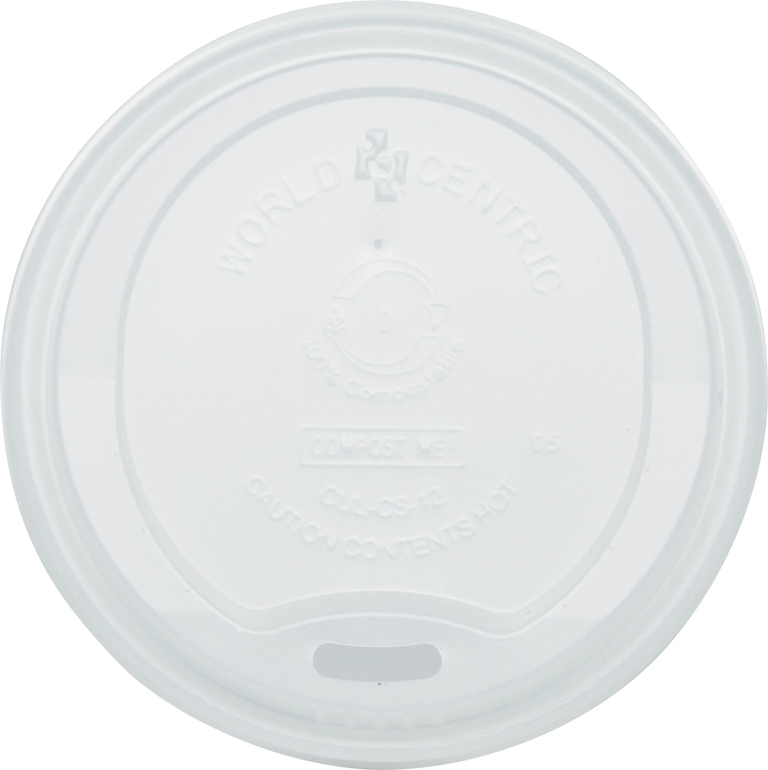 Lid Pla - 10-20 Oz Hot Cups  White