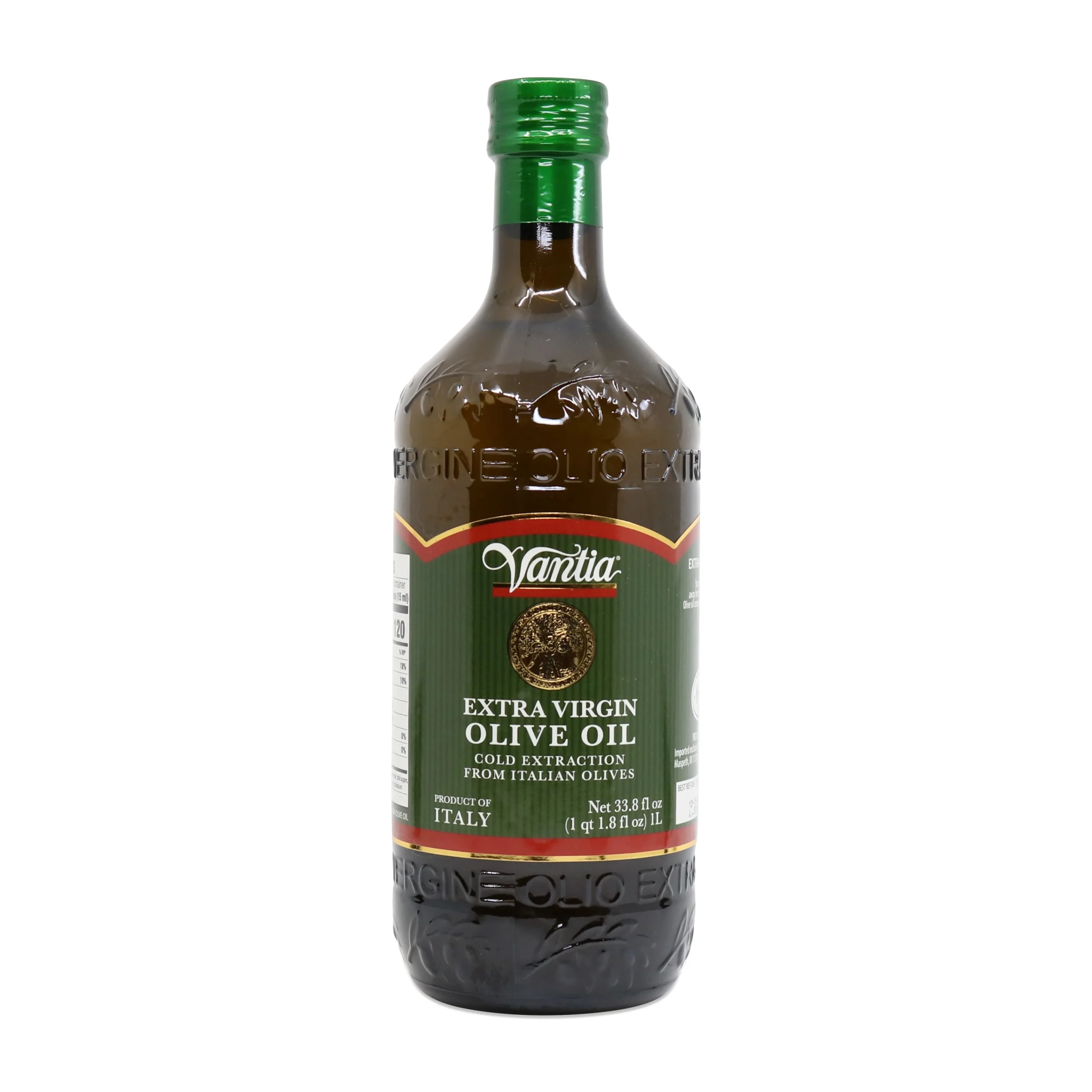 Vantia Extra Virgin Olive Oil, 100% Italian Olives, 33.8 fl oz | 1 Liter