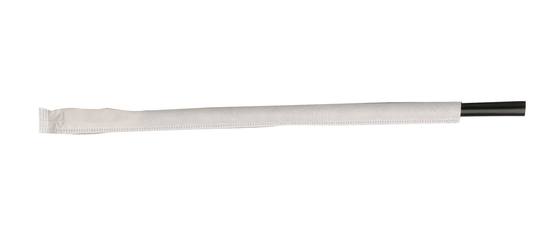 7.75" Giant Ebony Pp Straw Wrapped