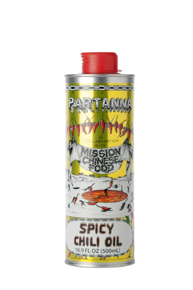 Partanna Spicy Chili Olive Oil, 16.9 FL oz | 500 ML