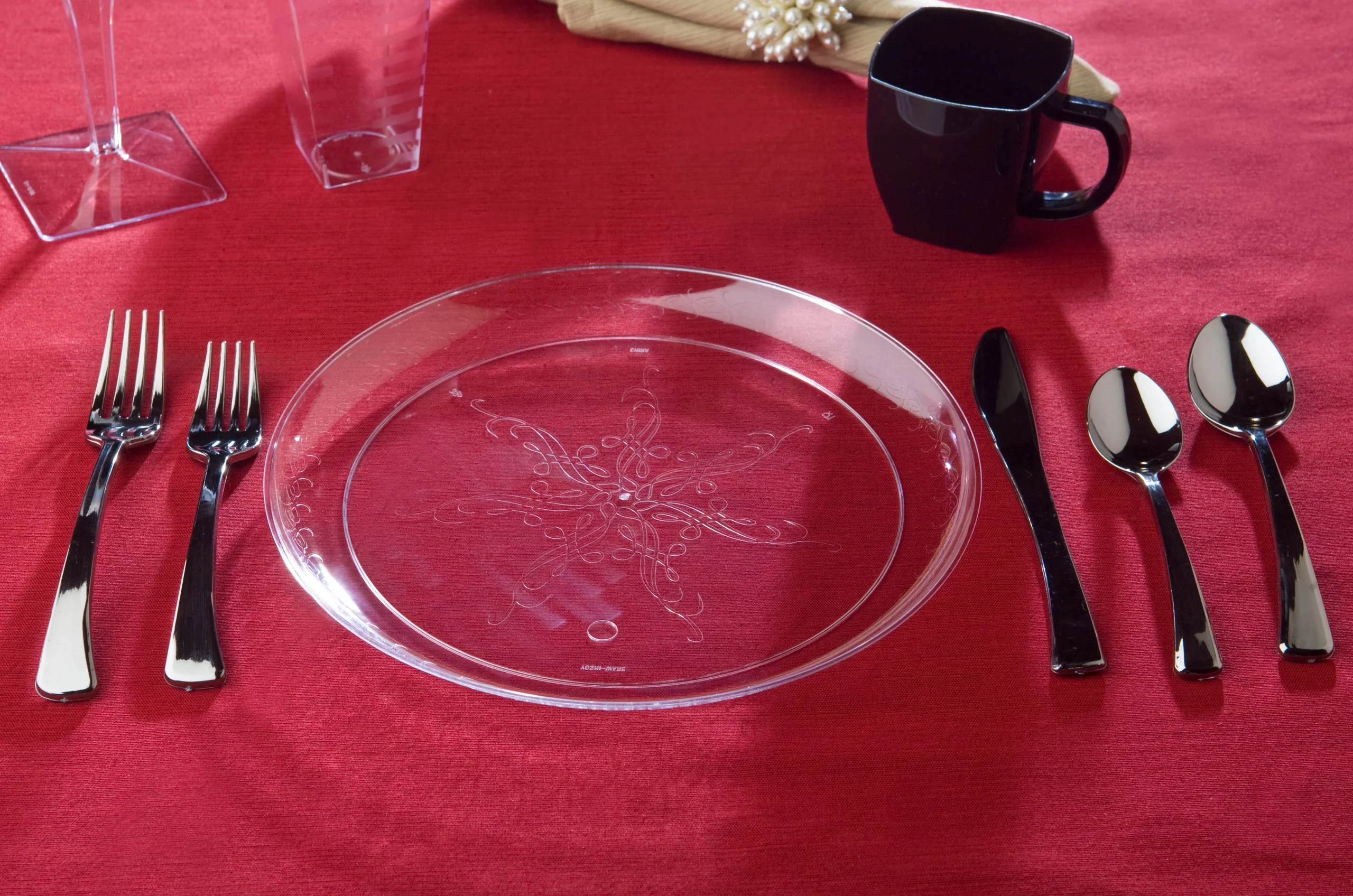 Caterers Collection 9 Inch Plate Clear 240 Each - 1 Per Case.