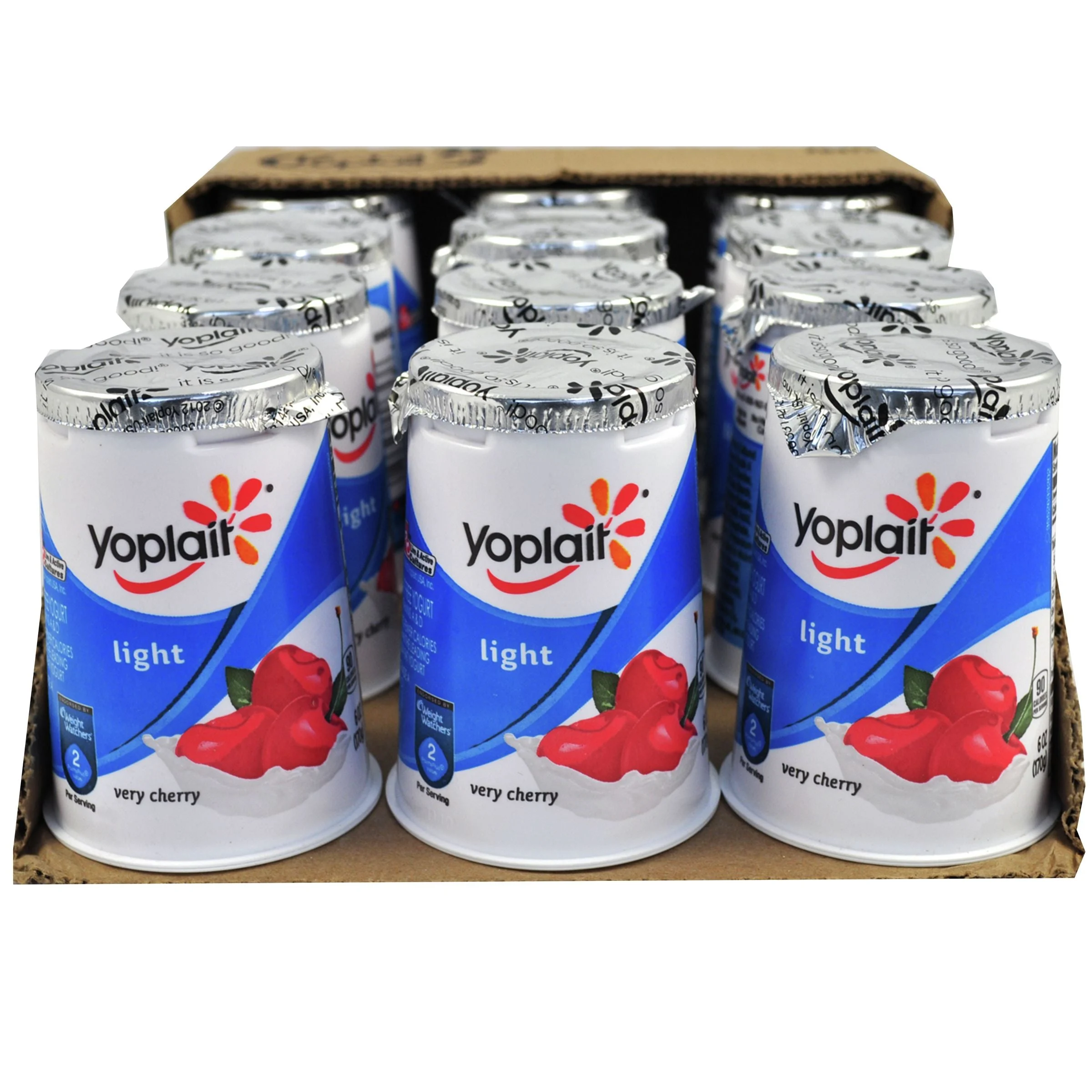 Yoplait Light Yogurt Single Serve Cup Very Cherry 6 Ounce Size - 12 Per Case.