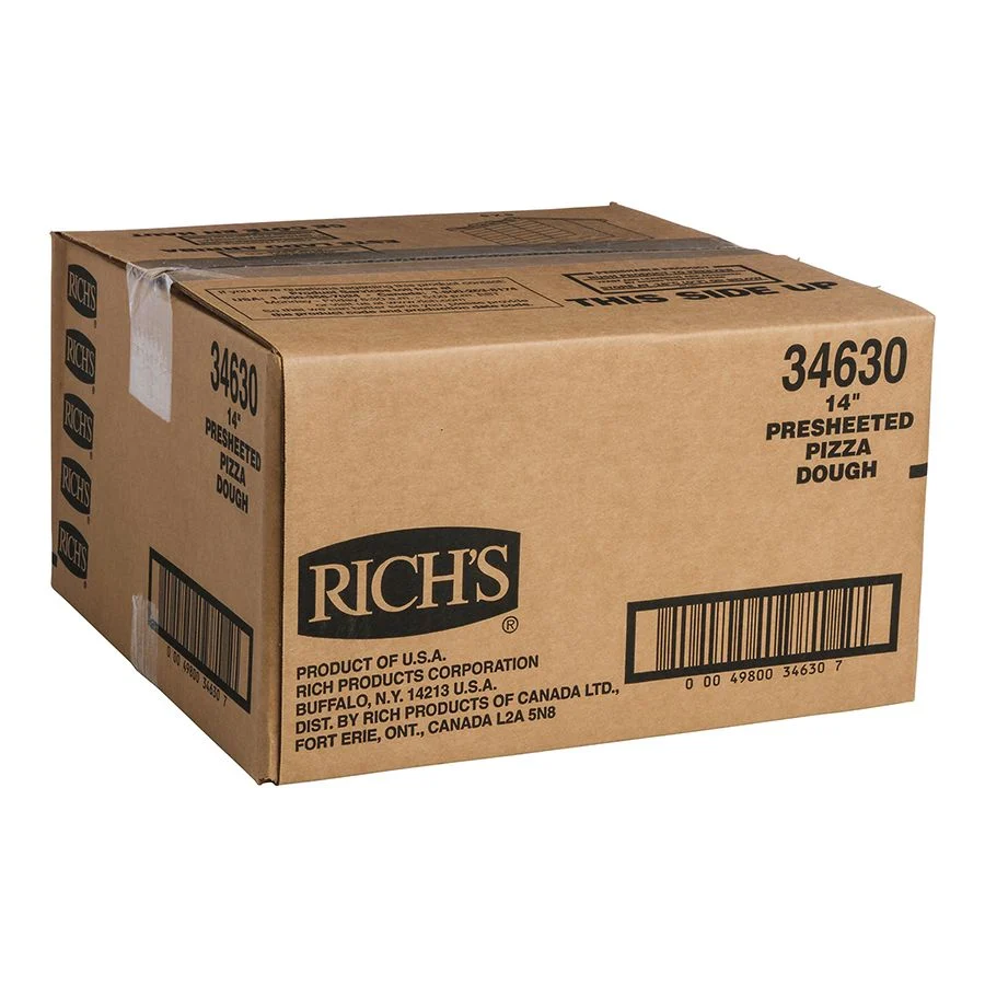 Dough Pizza Pre Sheet 4 Inch 19 Ounce Size - 28 Per Case.