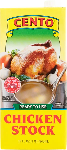 Cento Chicken Stock, Ready to Use, 32 oz | 1 QT