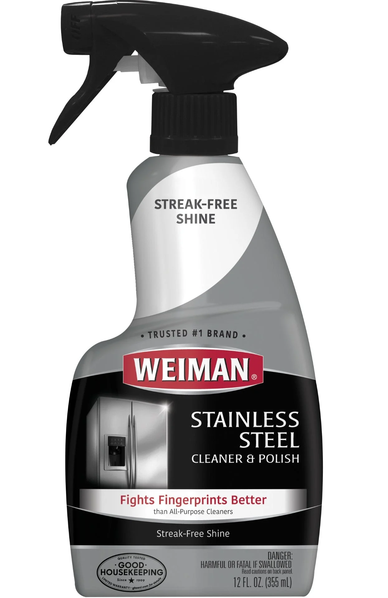 Weiman Products Stainless Steel Clean & Polish 12 Fluid Ounce - 6 Per Case.