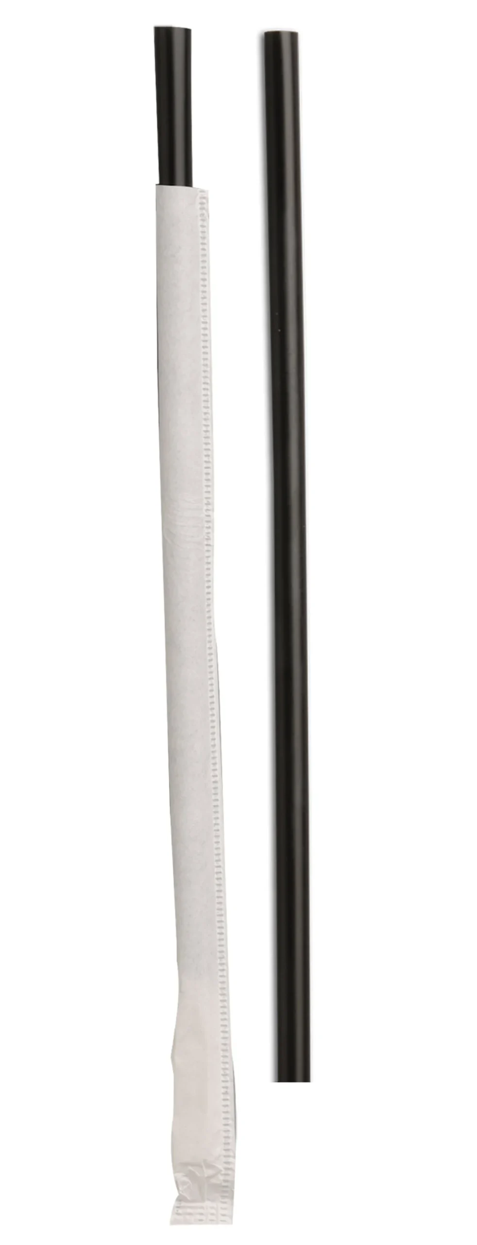 8.5" Giant Ebony Pp Straw Wrapped
