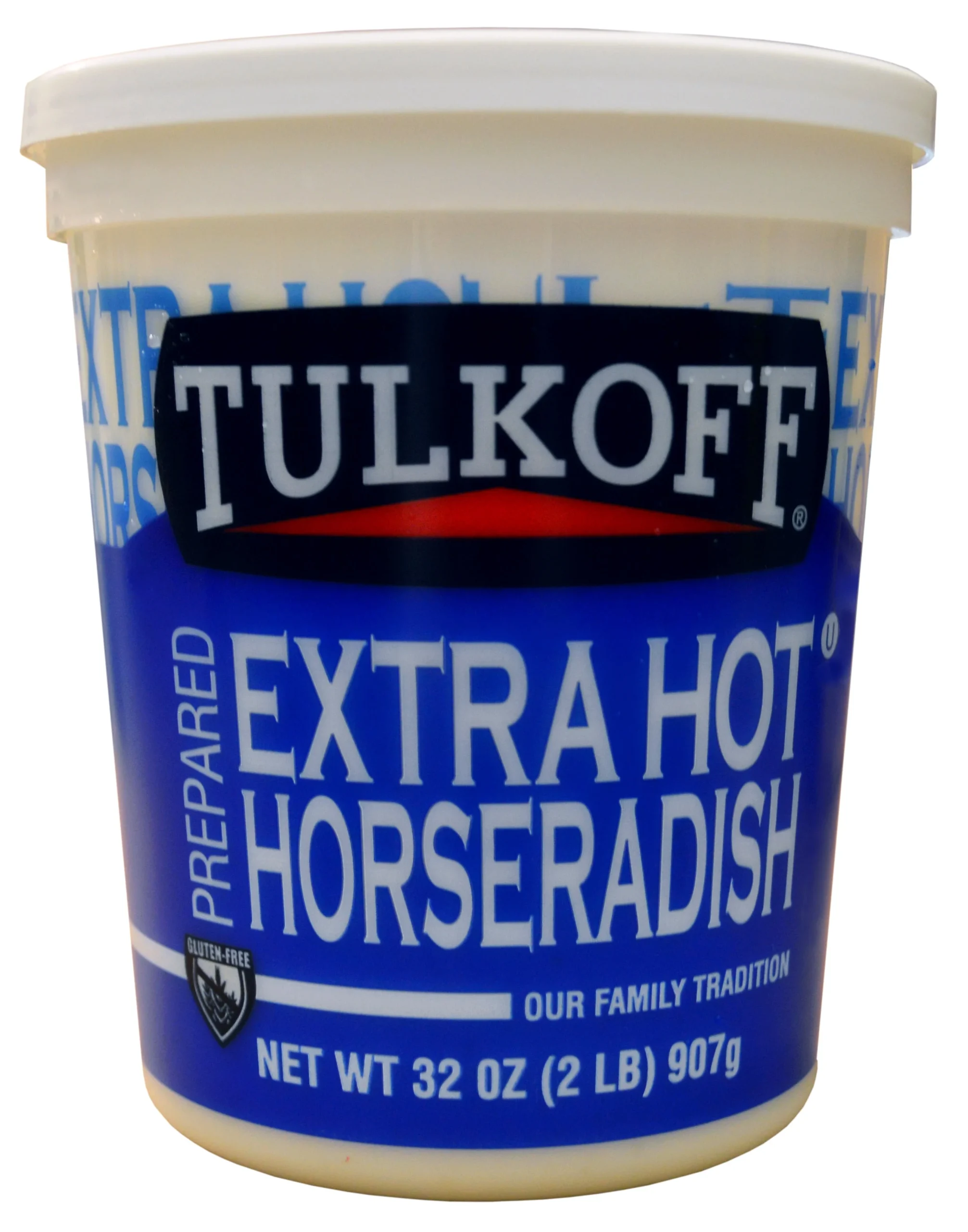 Tulkoff Prepared Extra Hot Horseradish 32 Ounce Size - 2 Per Case.