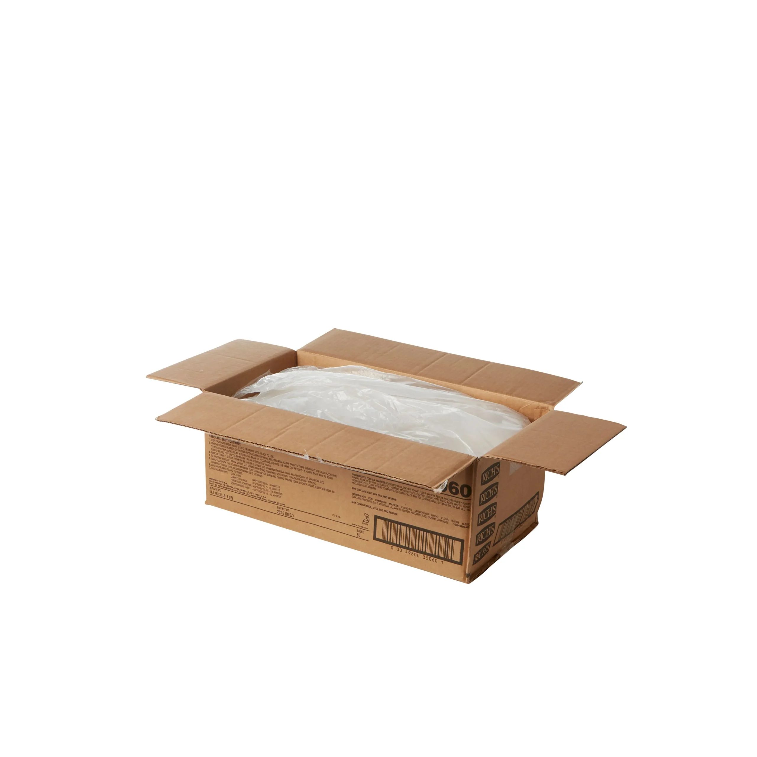 Dough Pizza Pre Sheet 10 Inch 10 Ounce Size - 50 Per Case.