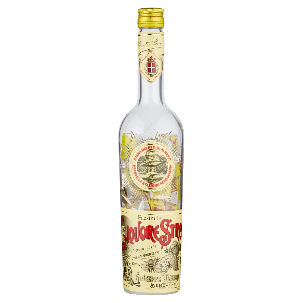 Strega Mini Hard Nougat, Torroncini Bottle, 350g