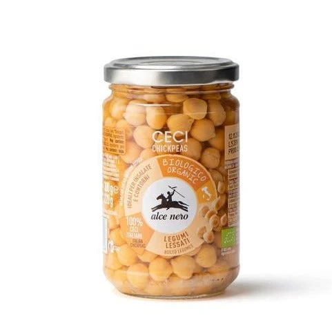 Alce Nero Italian Organic Chickpeas, Ceci, 10.5 oz | 300g