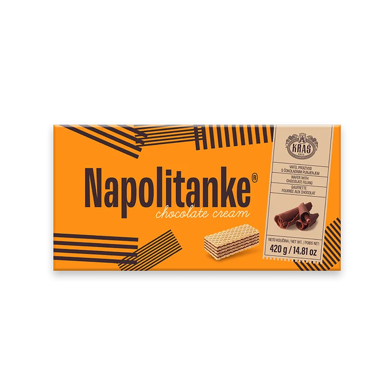 Kras Napolitanke Chocolate Cream Wafers, 420g