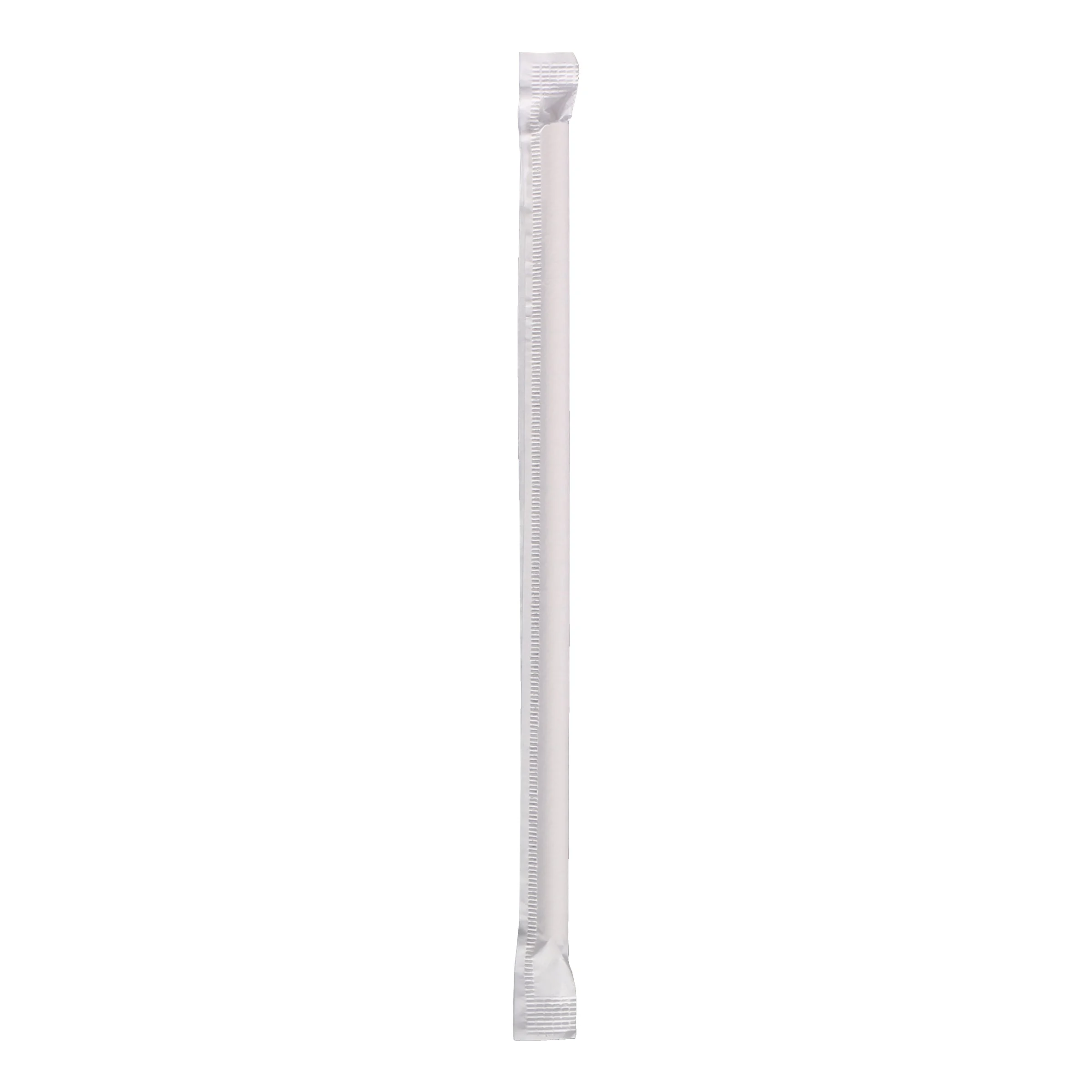 Drinking Straw White Paper Compostablewrapped Bulk 3200 Each - 1 Per Case.