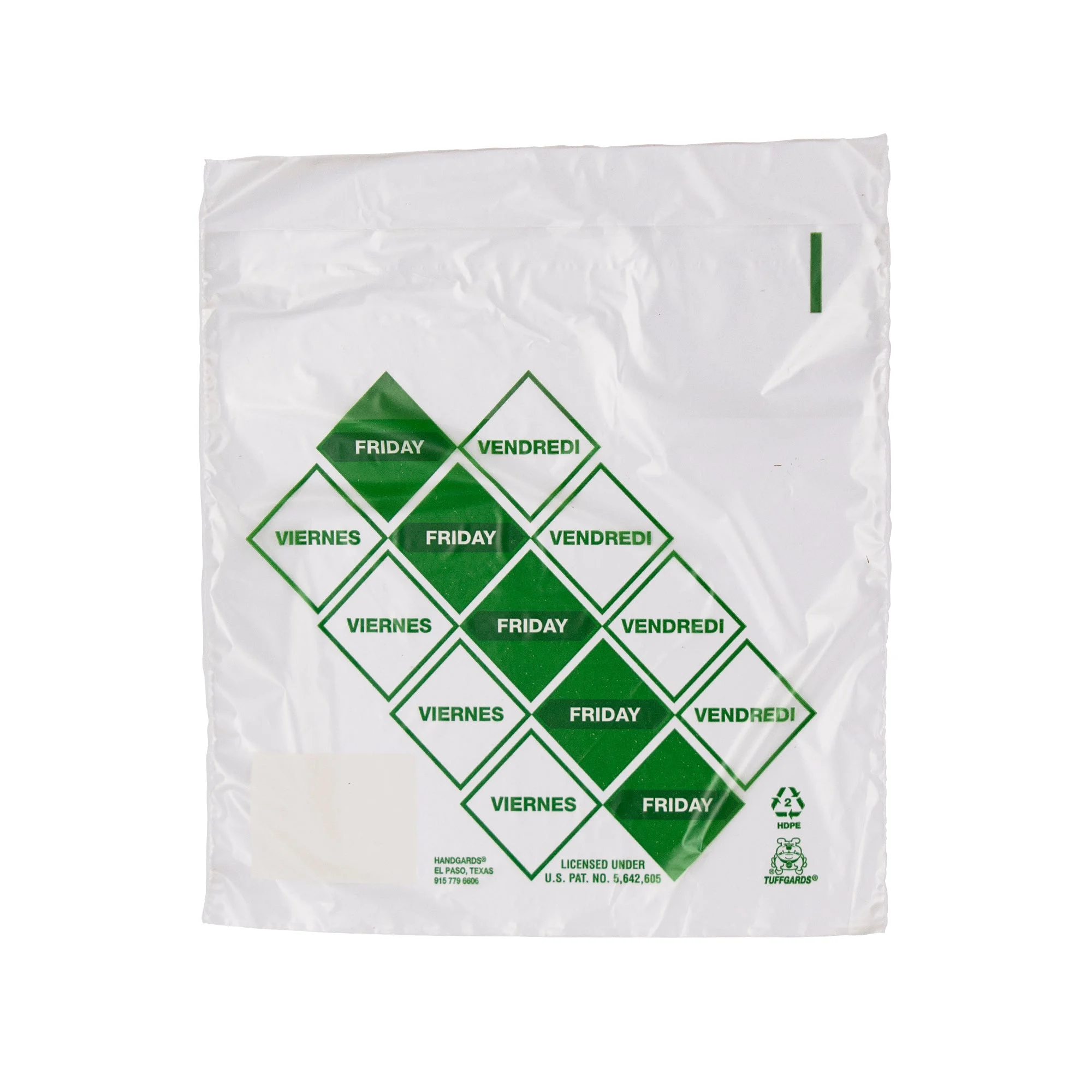 Tuffgards 2M High Density Green Friday Preportioning Bag 1 - 2000 - 2000 Ea