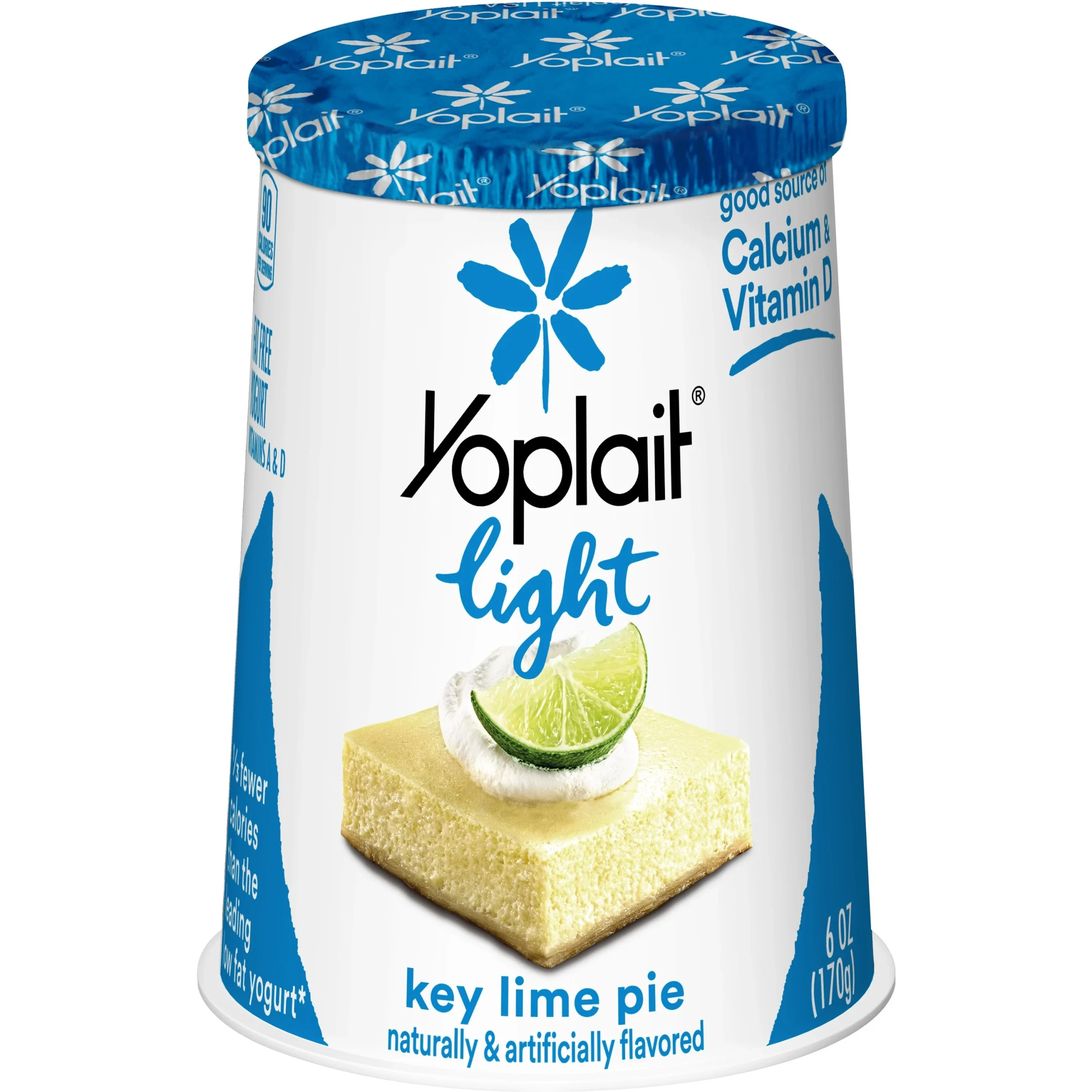Yoplait Light Yogurt Single Serve Cup Keylime Pie 6 Ounce Size - 12 Per Case.